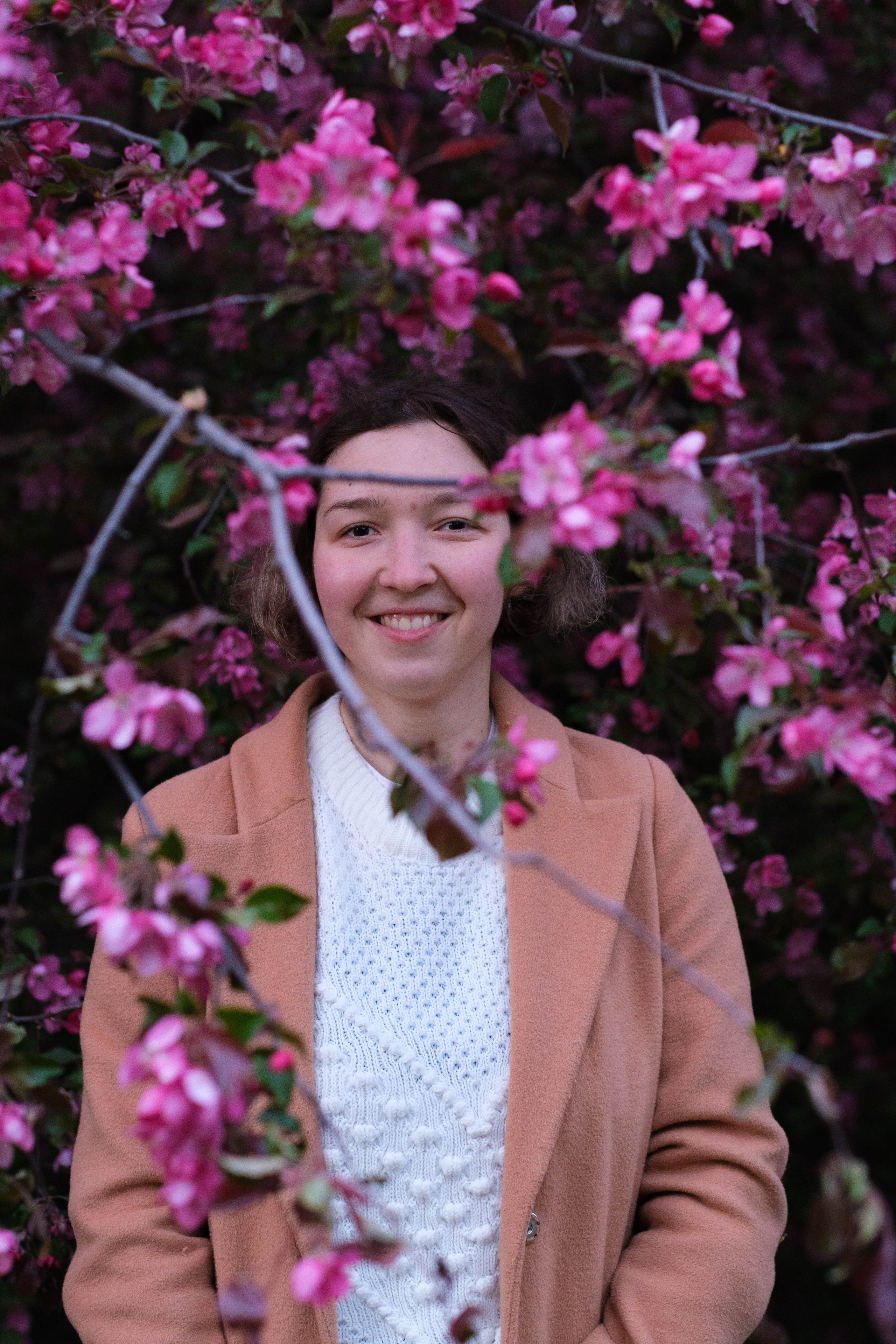 Александра в цветах. Фотограф Диана Иремадзе