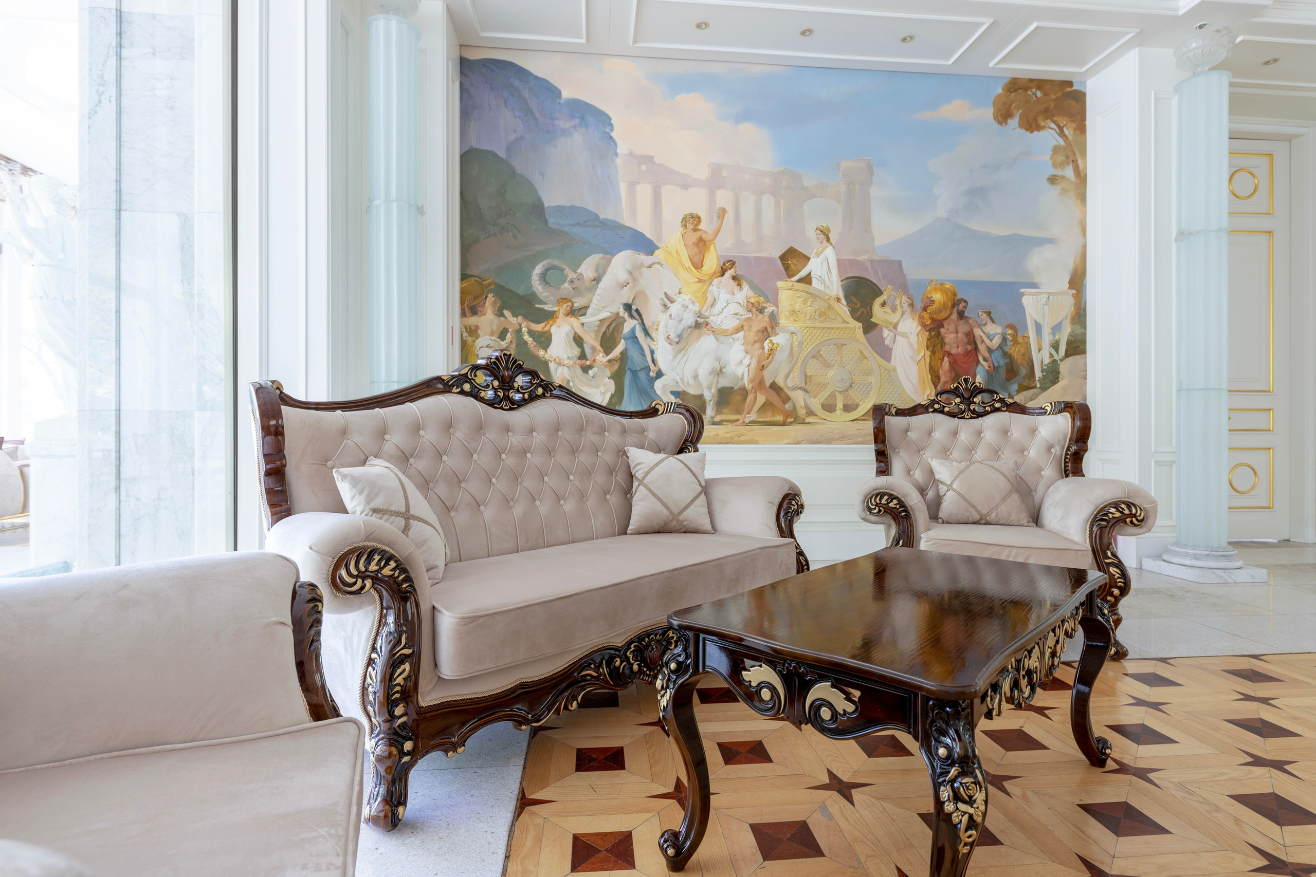 Государственная резиденция К-2 на набережной р. Малой Невки. Интерьерный фотограф в Санкт-Петербурге Екатерина Цыбулько