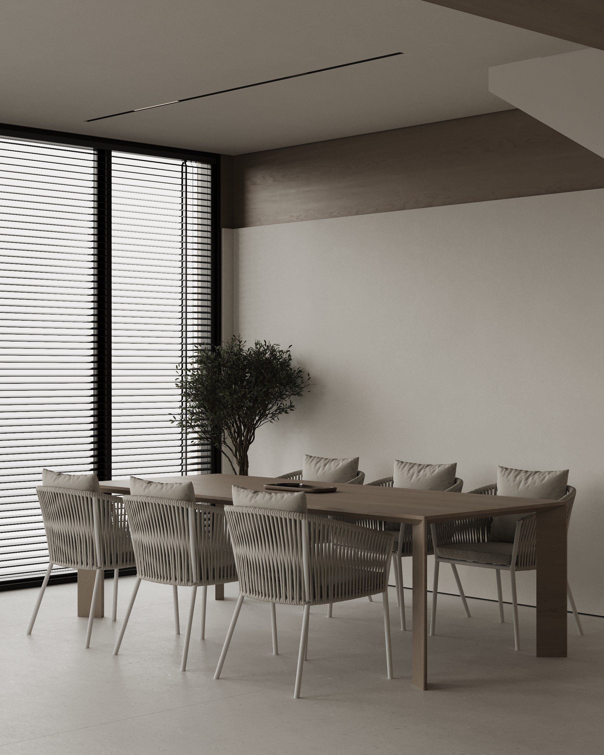 Living room and kitchen. Denis Konarev | Architectural Visualization Studio