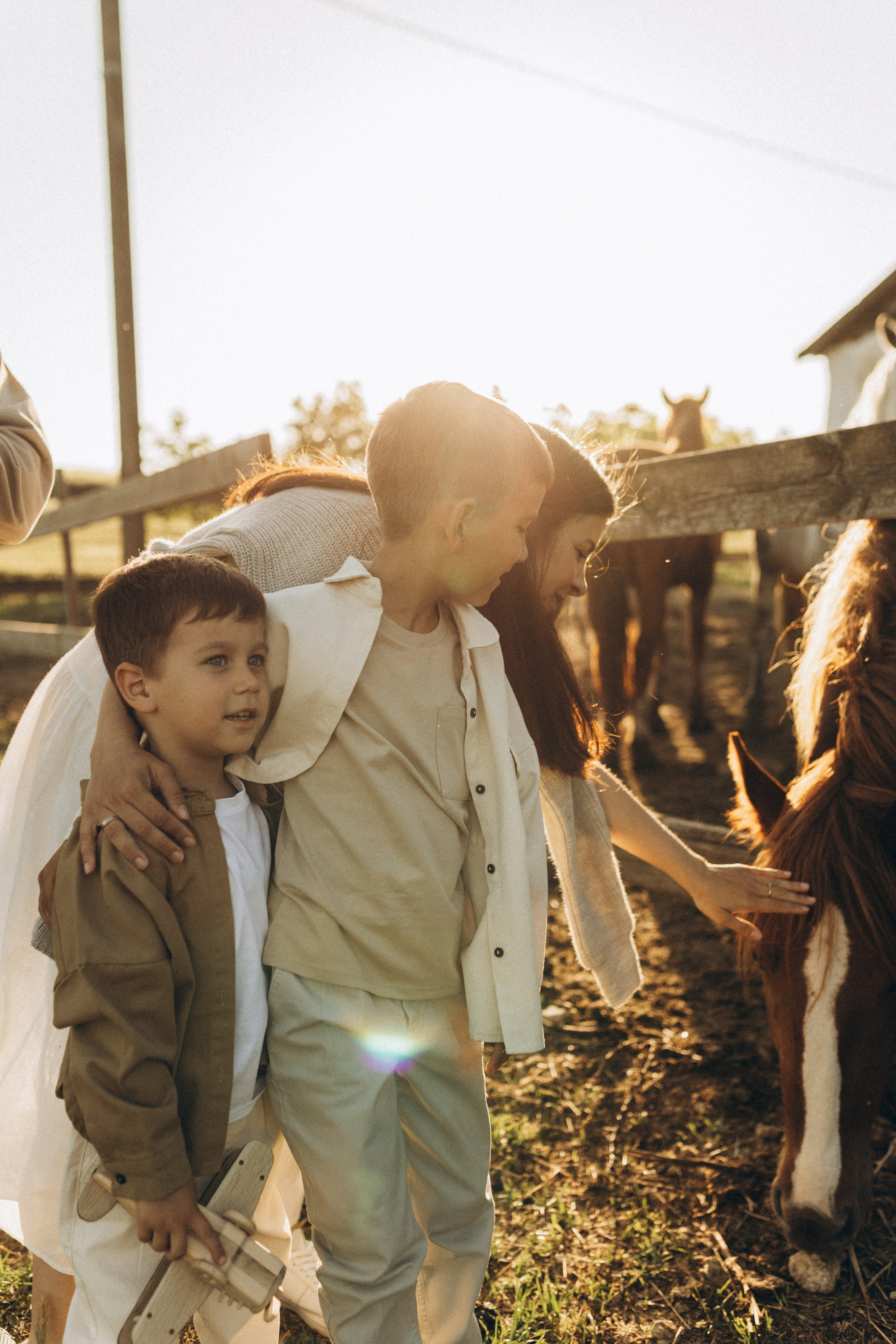 Закат на ферме. Семейный фотограф в Новороссийске и Анапе Александра Яковлева