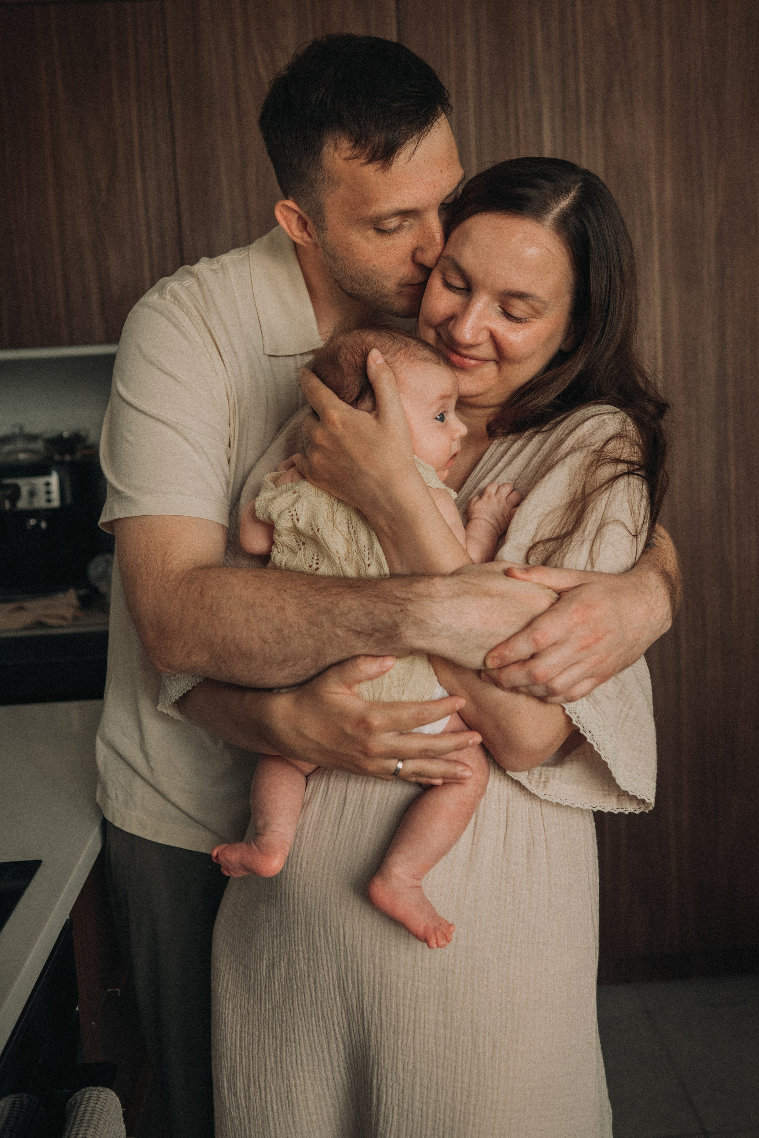 Съёмка новорожденных, домашние съёмки нью борн. Семейный фотограф в Москве Дарья Пузикова