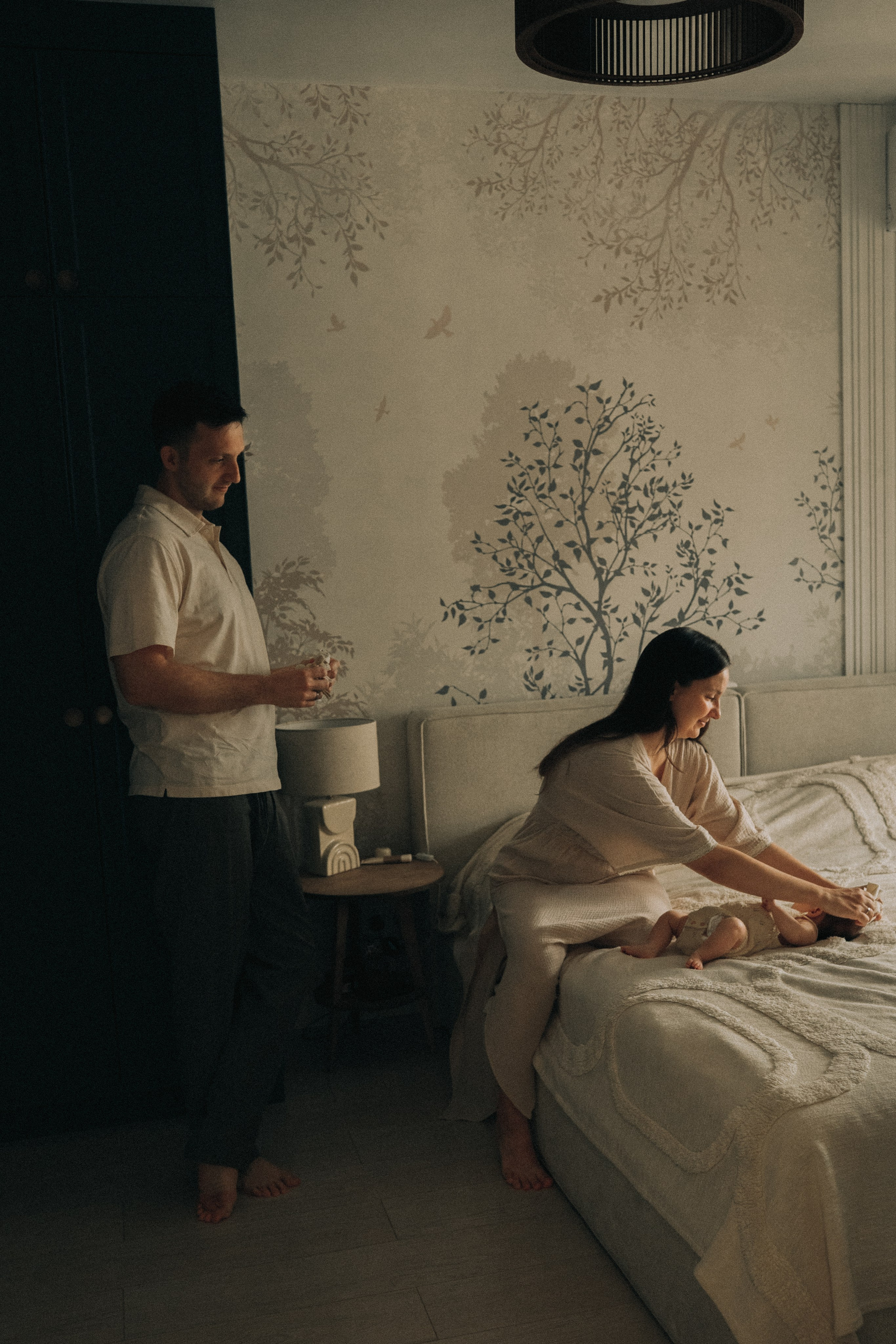 Съёмка новорожденных, домашние съёмки нью борн. Семейный фотограф в Москве Дарья Пузикова