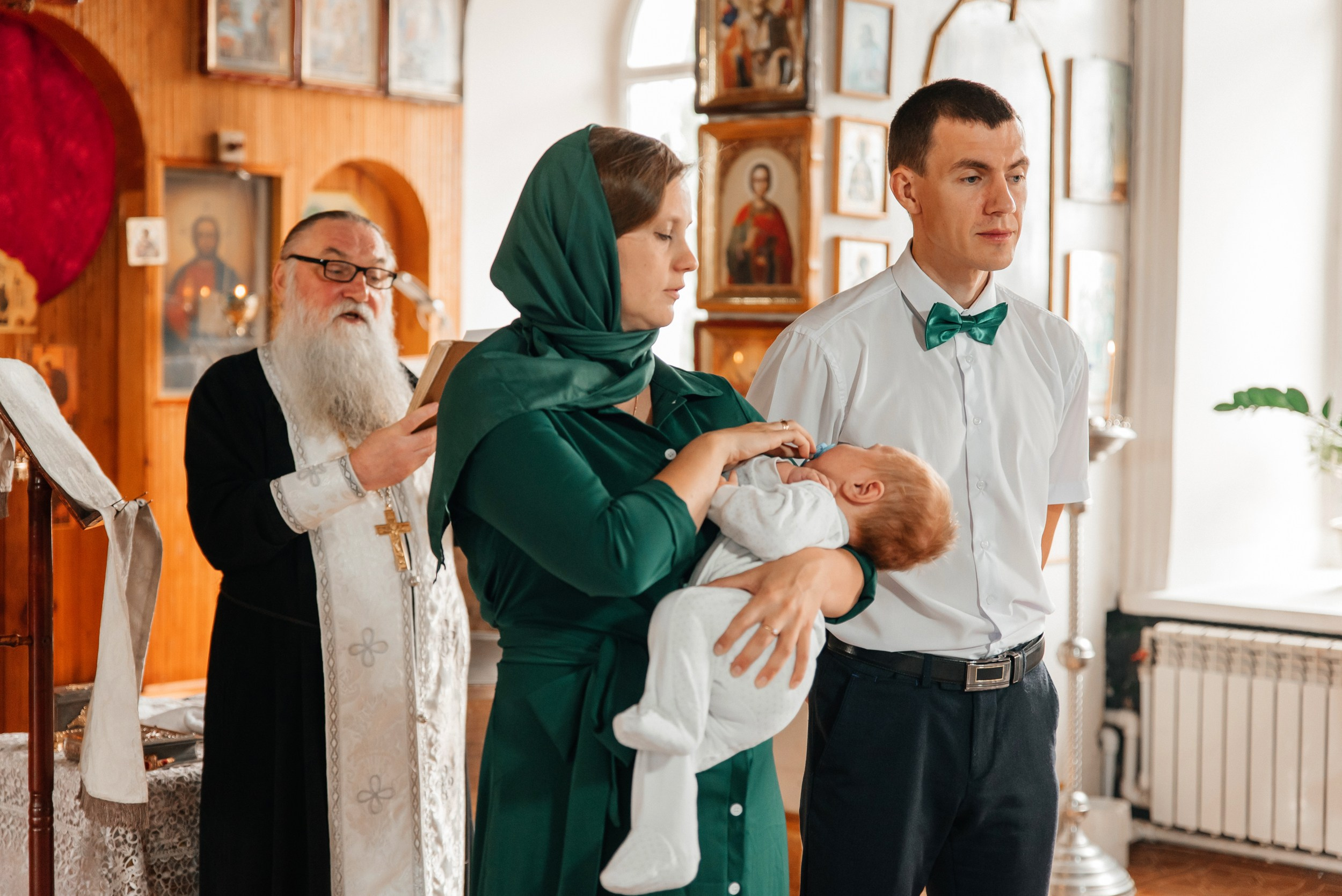 Крещение Георгия. Свадебный и семейный фотограф в Туле Анастасия Чаликова
