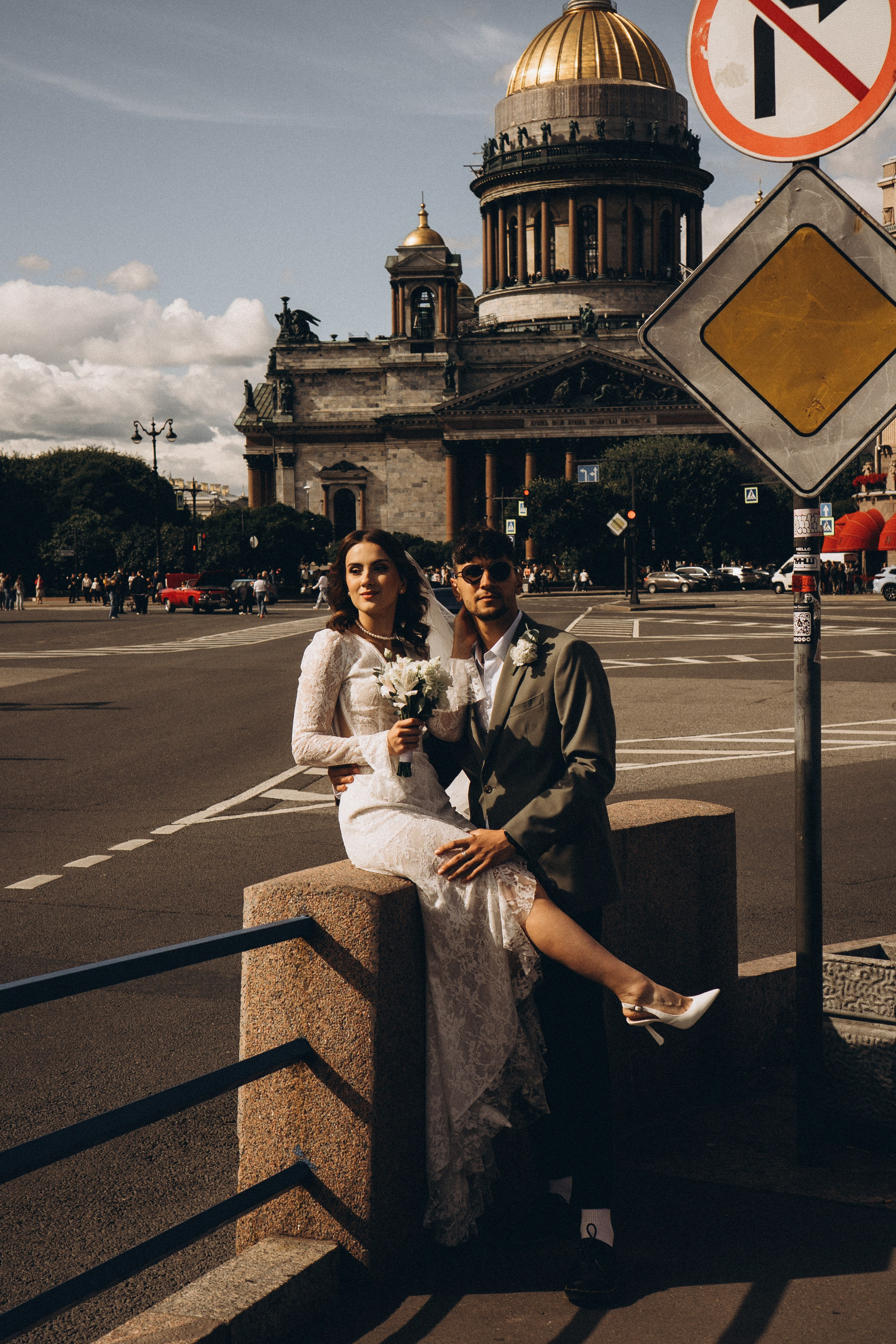 СВАДЕБНАЯ ПРОГУЛКА ВОЗЕ ИСАИКЕВСКОГО СОБОРА АСТОРИИ И ЗАКОНОДАЛЕТНОГО СОБРАНИЯ. Профессиональный фотограф, Санкт-Петербург — Виктория Богомолова