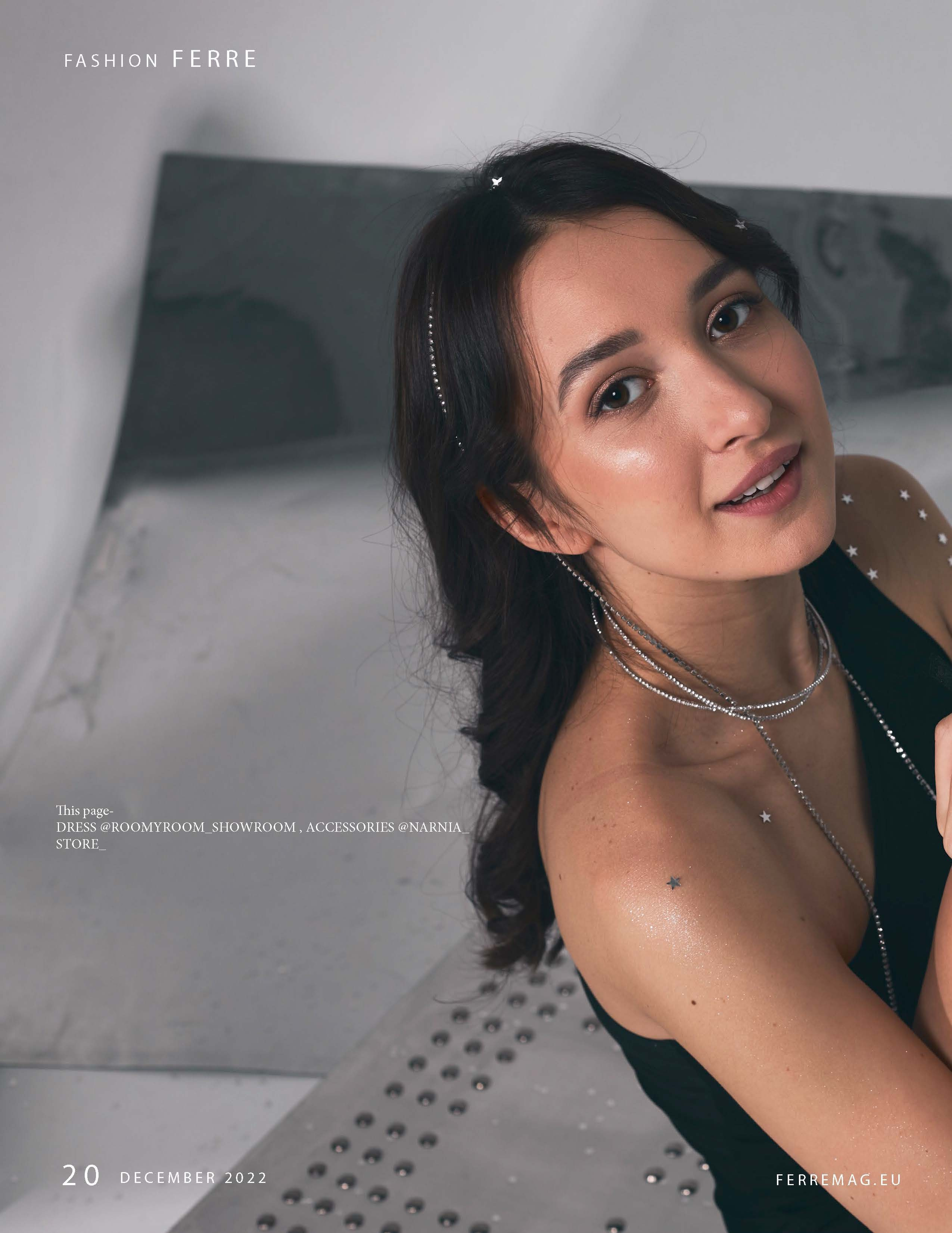 Новогодняя фотосессия в студии с диско-шаром. Анна Потявина. Фотограф Москва