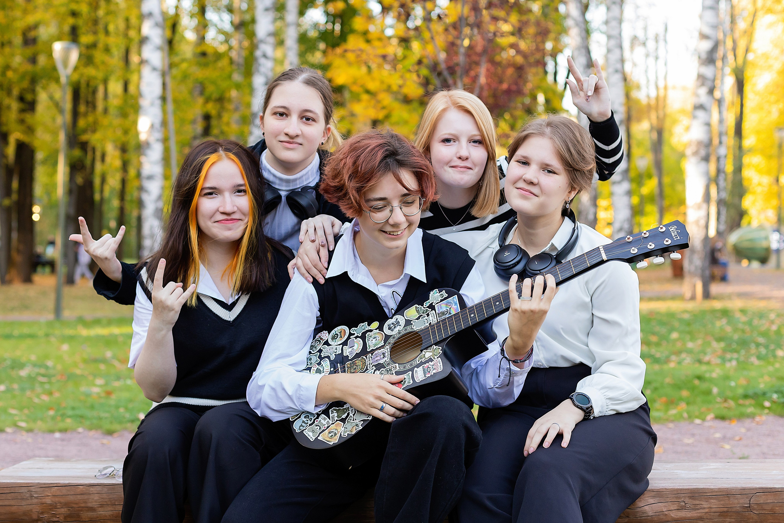 Съёмка в парке. Выпускные альбомы «Эврика» в Нижнем Новгороде