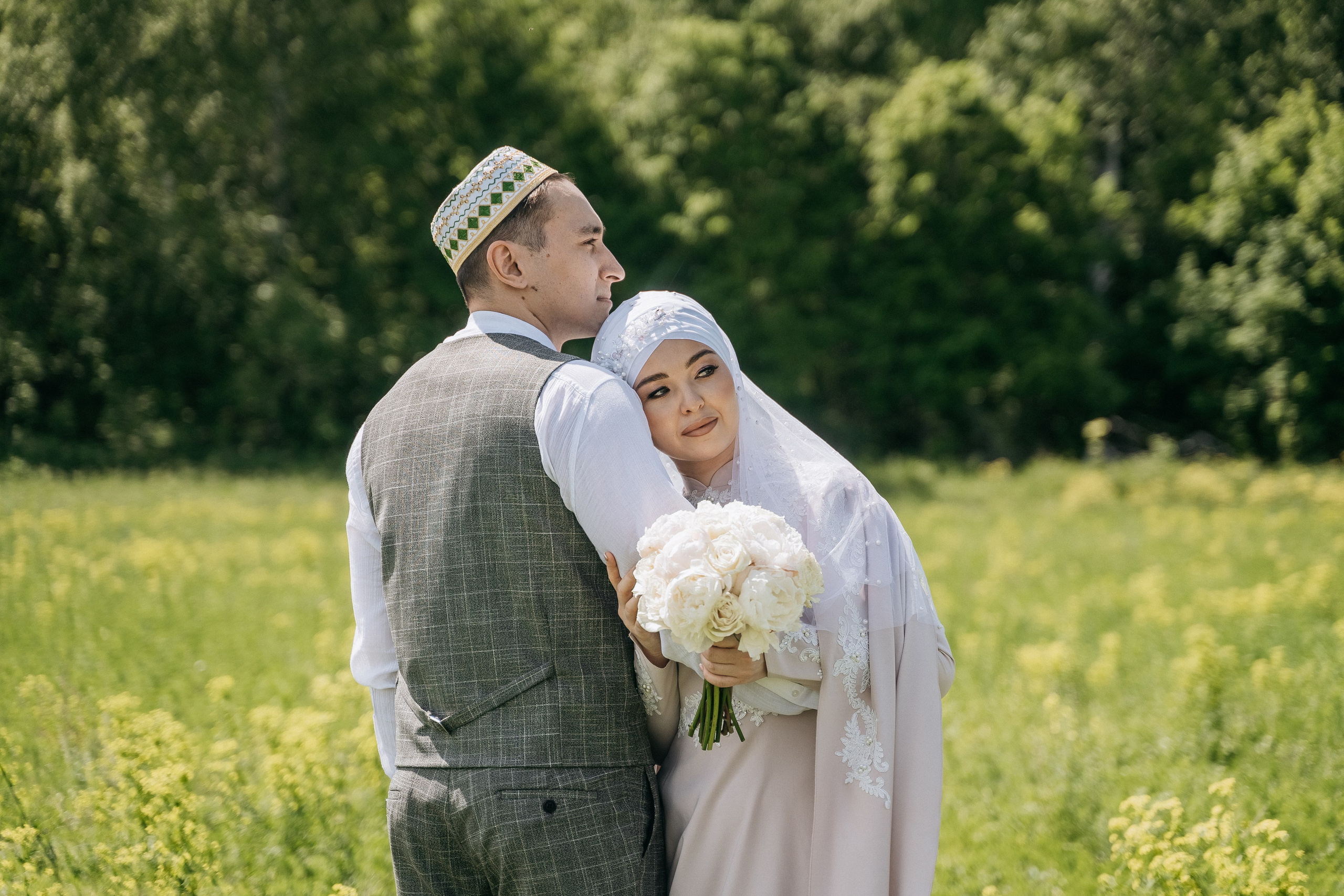 Асхат и Аделия. Свадебный семейный фотограф Ксения Божко Уфа Раевка никах в Нарыстау