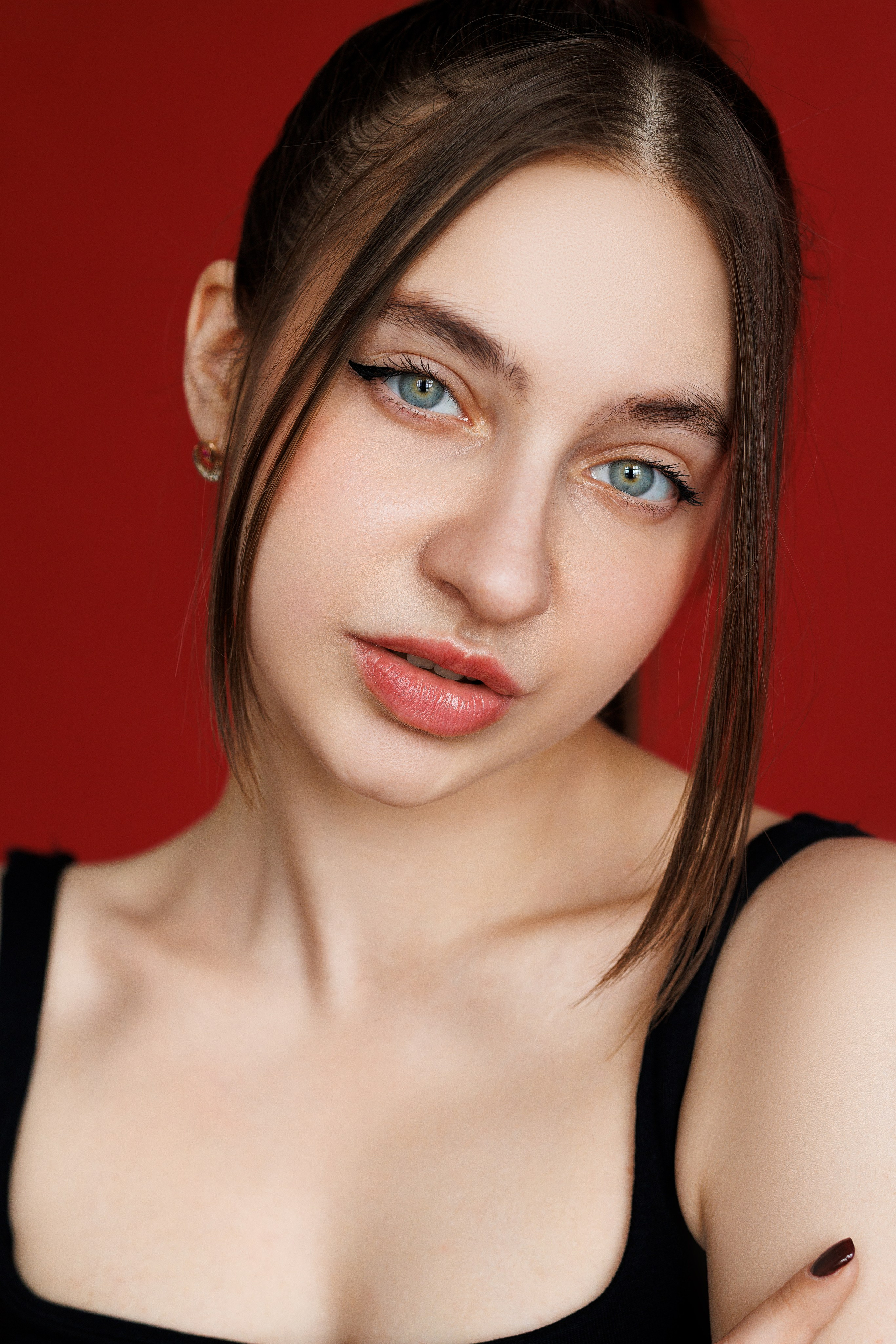 Женский портрет в студии. Фотограф Минск