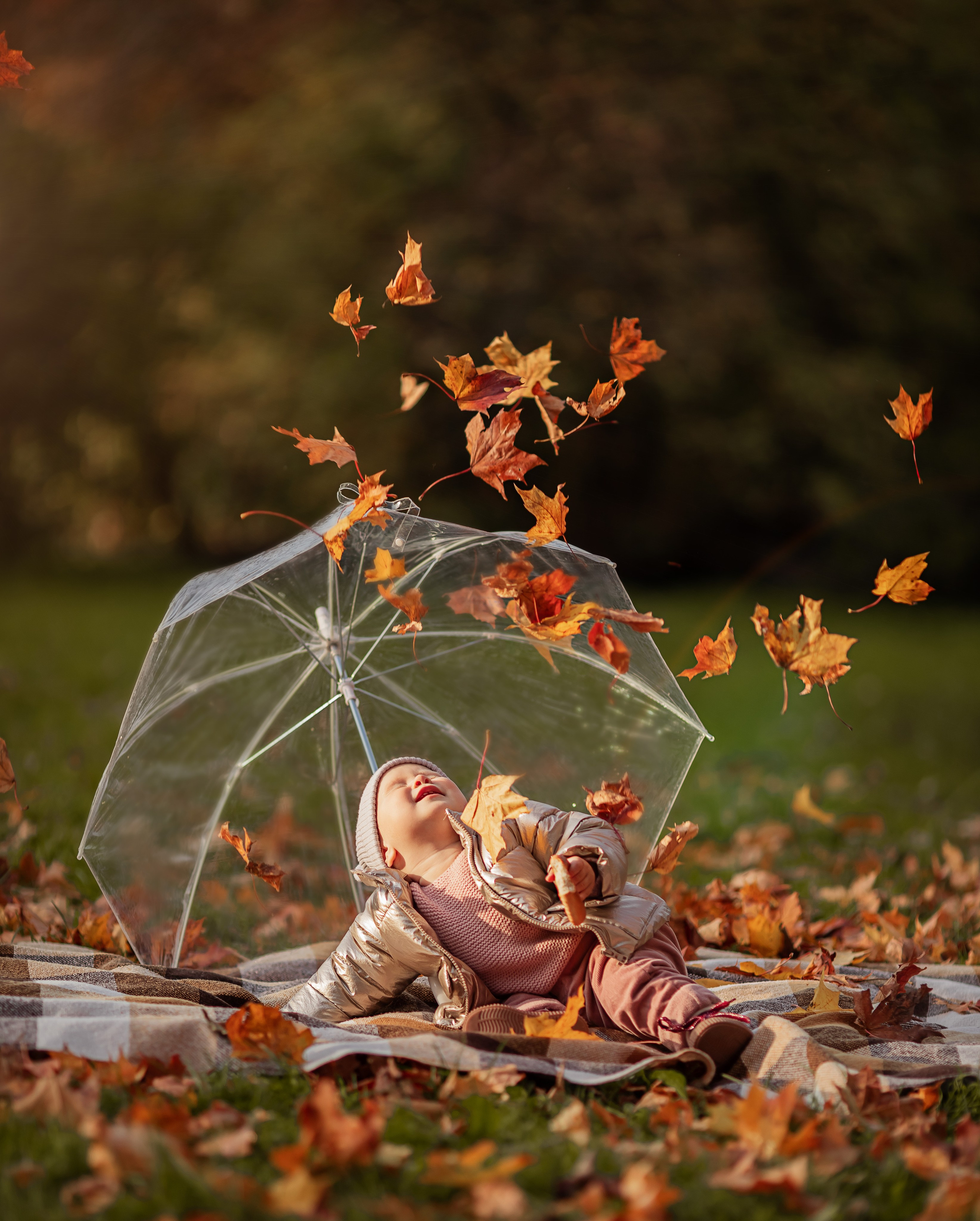Осенняя съемка мама и дочка. Фотограф в Санкт-Петербурге Анастасия Полякова