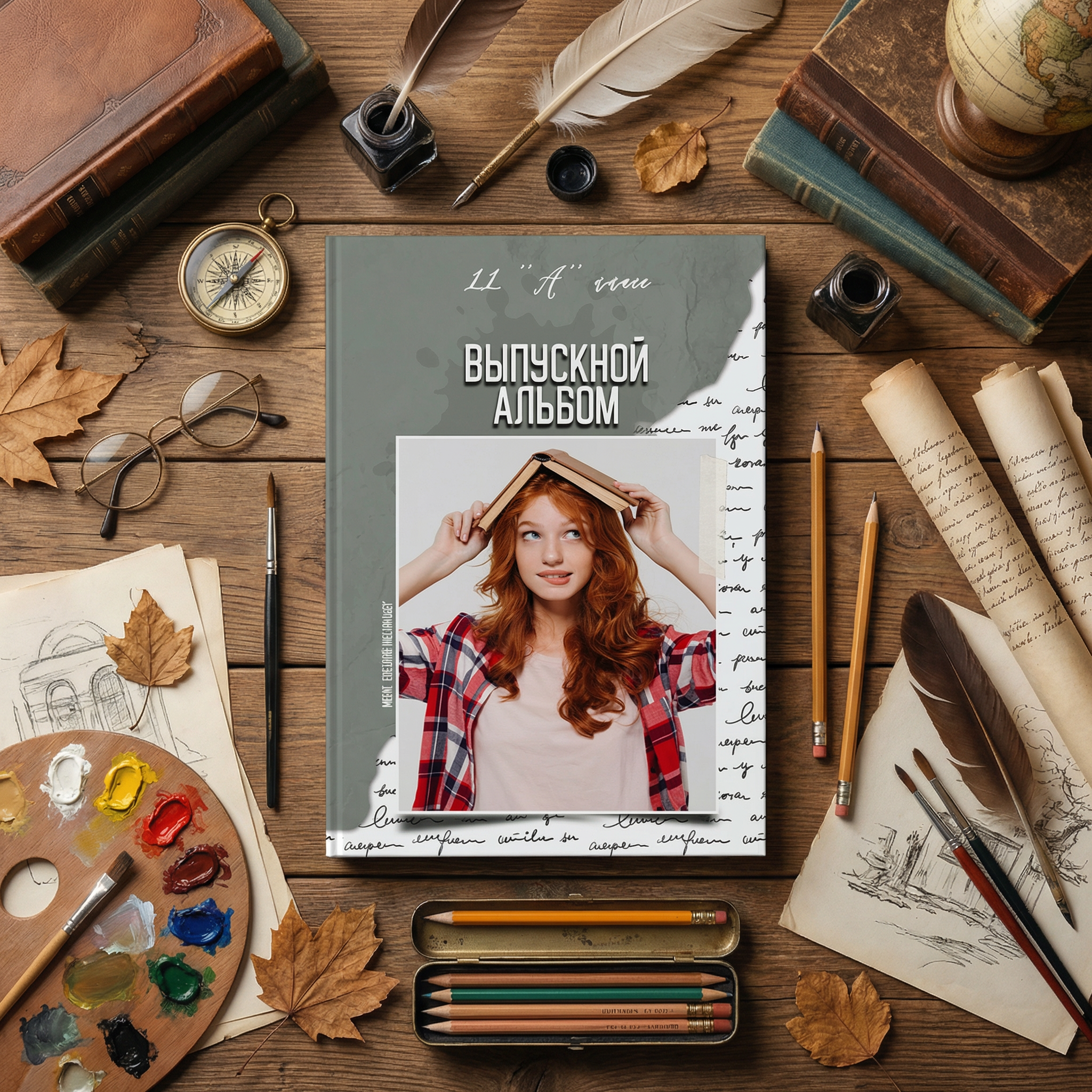 011 Paper. Дизайны, psd шаблоны школьных и выпускных альбомов и обложек