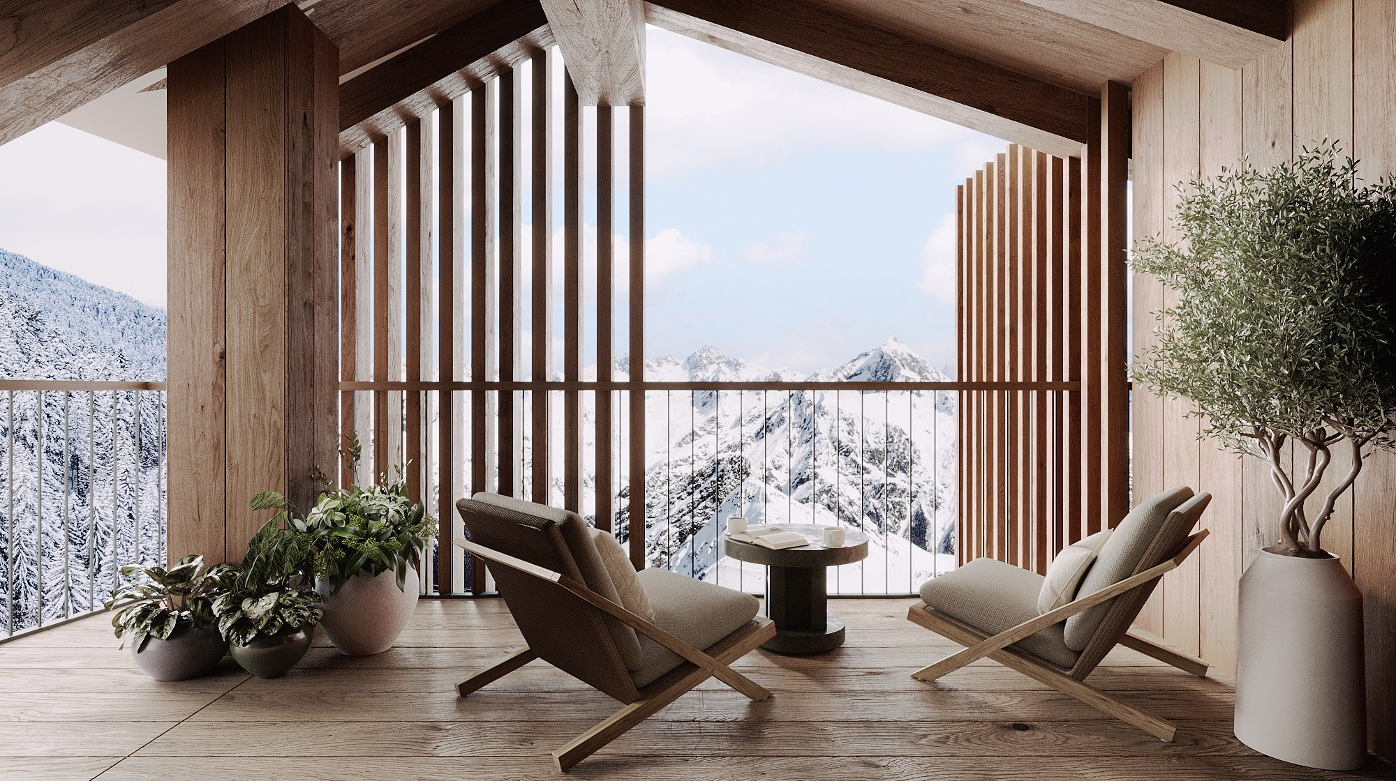 Chaberton Residence. 3D Визуализация интерьеров и архитектуры — Никита Афиногенов