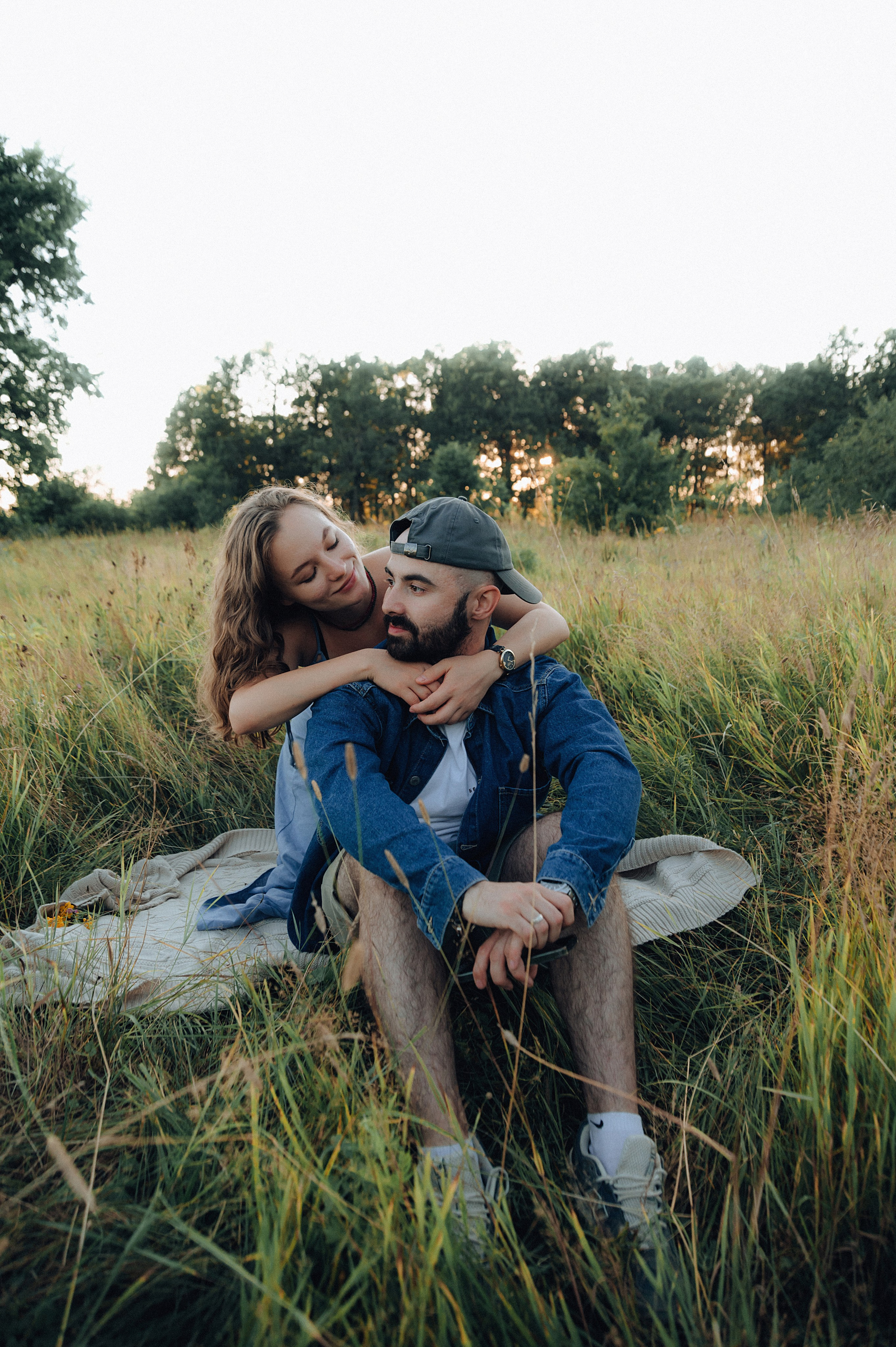 Лес.закат.Вика и Денис. Детский и семейный фотограф Катерина Мишина