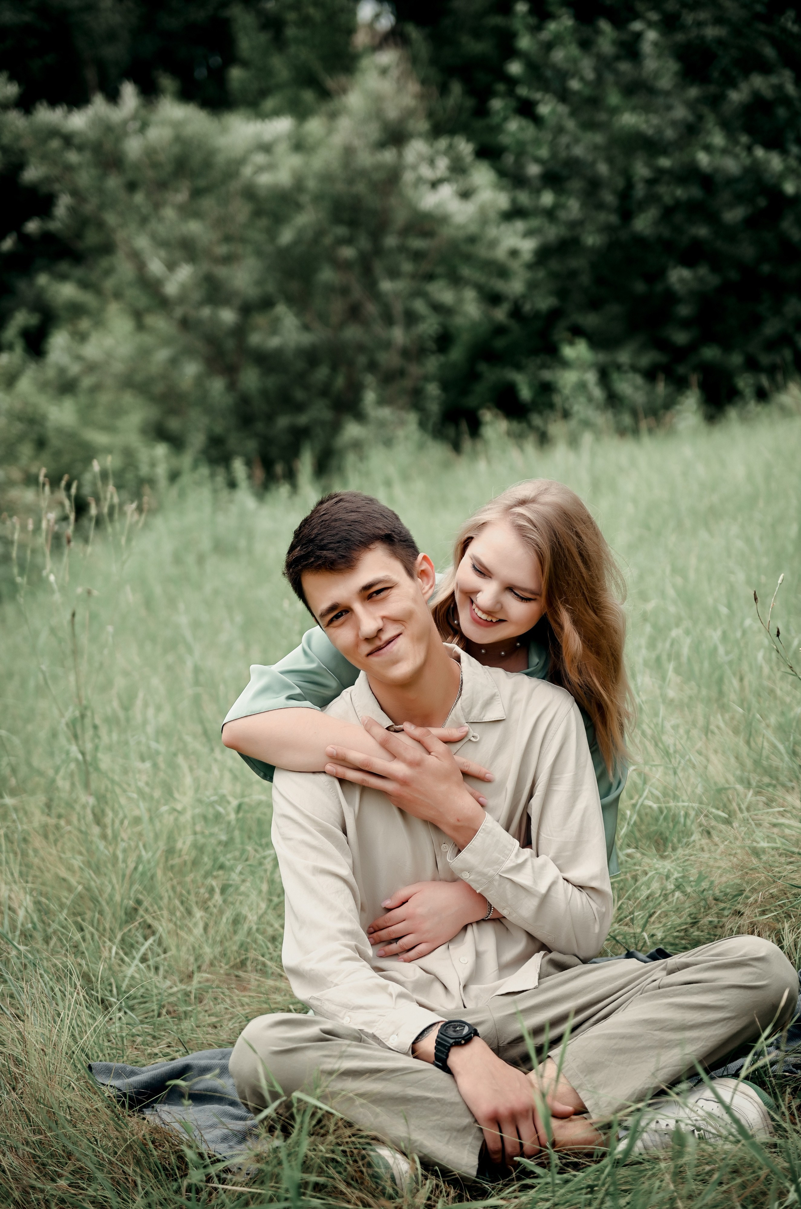 Love story прогулка вместе с песиком))). Свадебный, семейный, детский, контент фотограф в Омске Максим Ильин