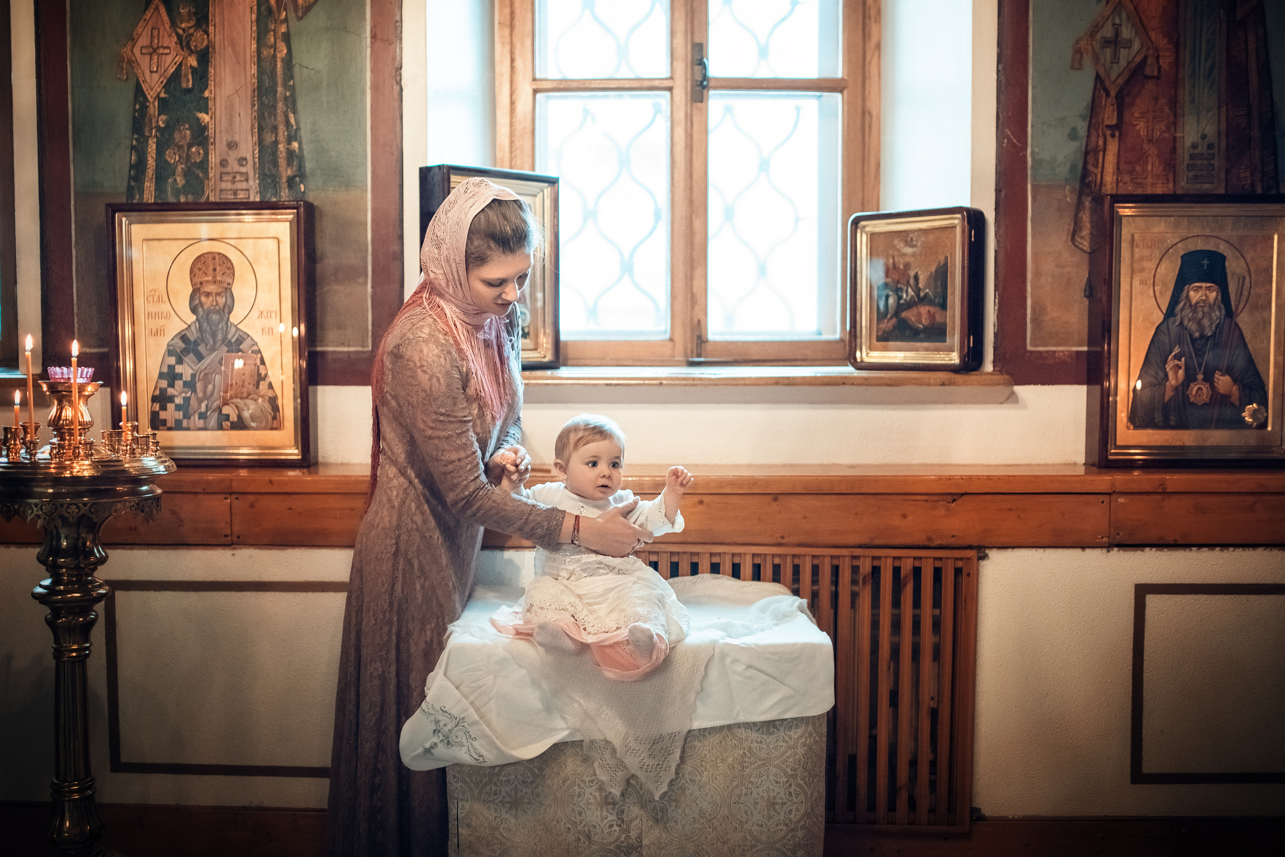 «Таинство Крещения». Фотограф на крещение Воскресенск/Егорьевск/Коломна Елена Демик