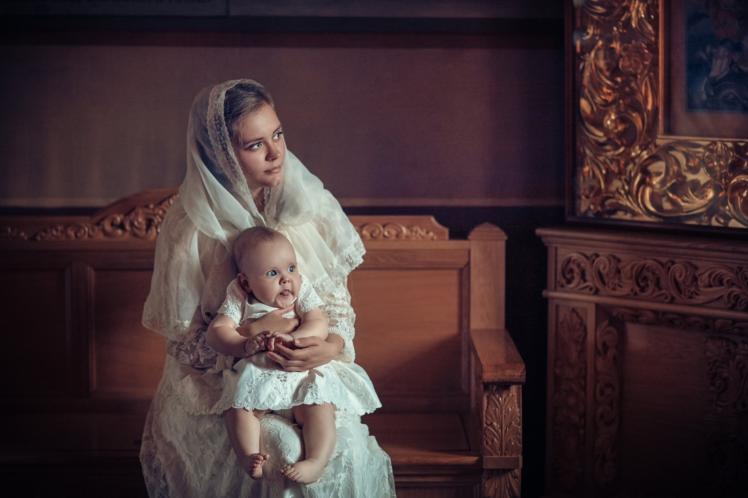 «Таинство Крещения». Фотограф на крещение Воскресенск/Егорьевск/Коломна Елена Демик