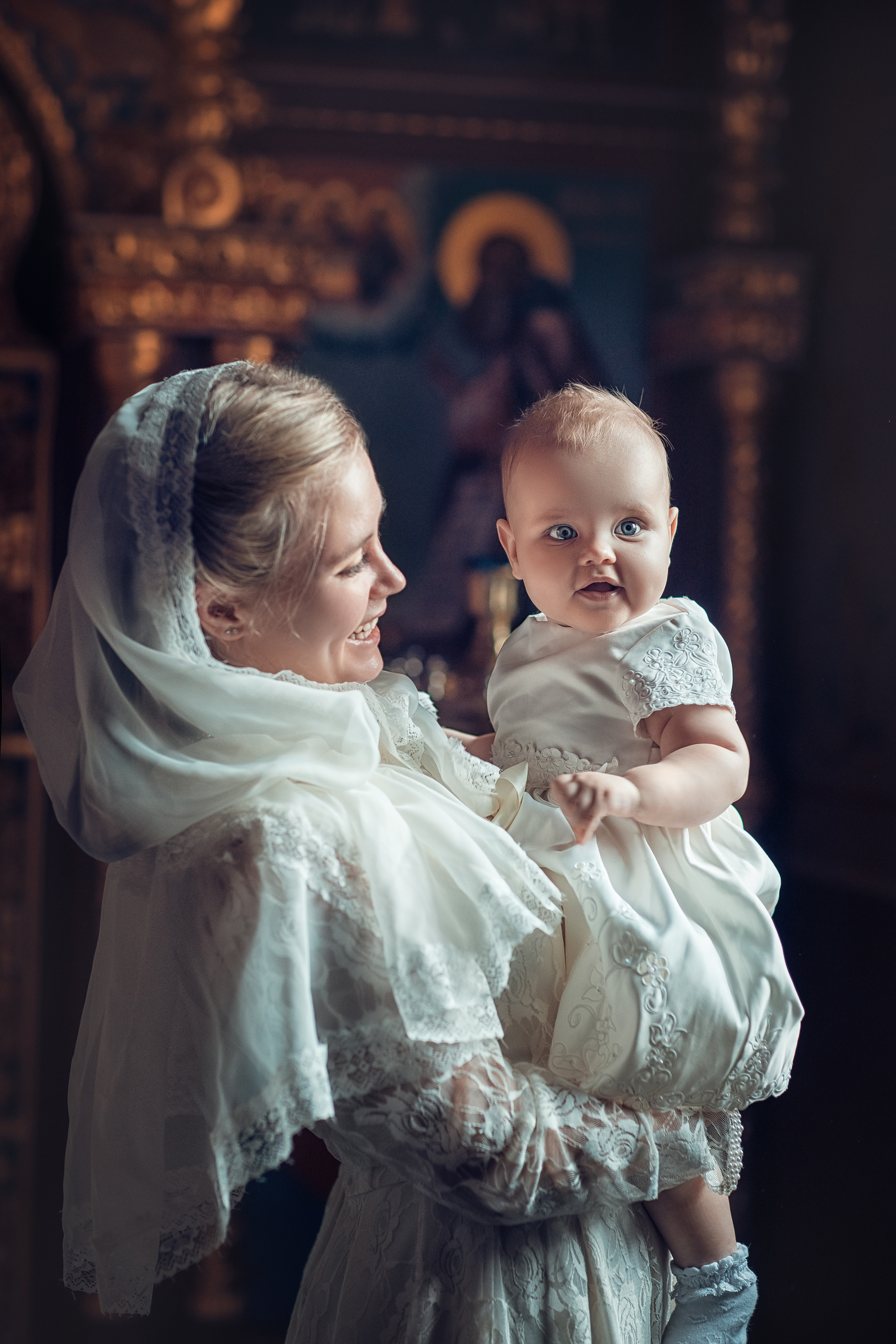 «Таинство Крещения». Фотограф на крещение Воскресенск/Егорьевск/Коломна Елена Демик