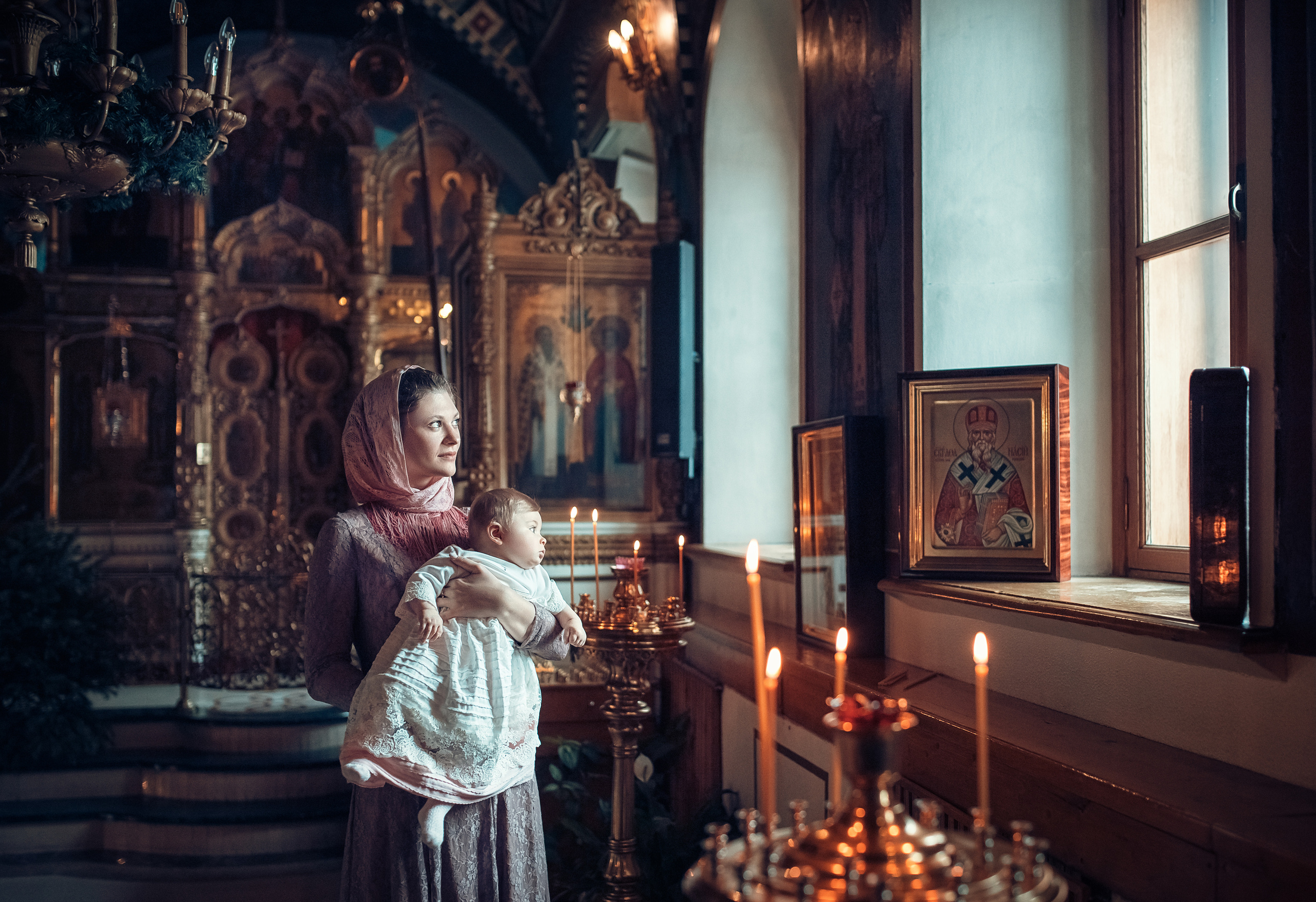 «Таинство Крещения». Фотограф на крещение Воскресенск/Егорьевск/Коломна Елена Демик