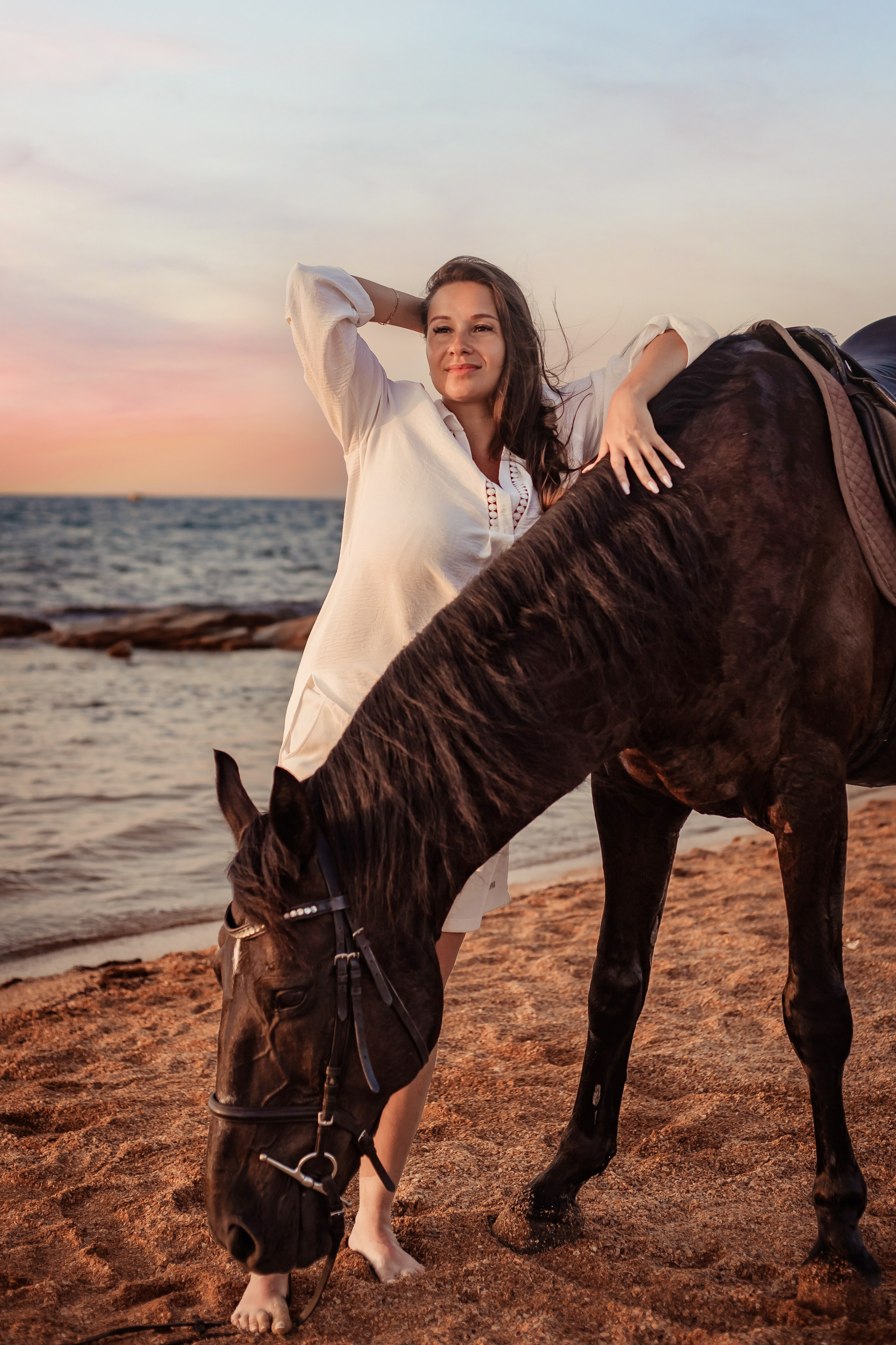 Фотосессия на море с лошадью. Фотограф в Феодосии Наталья Булгакова