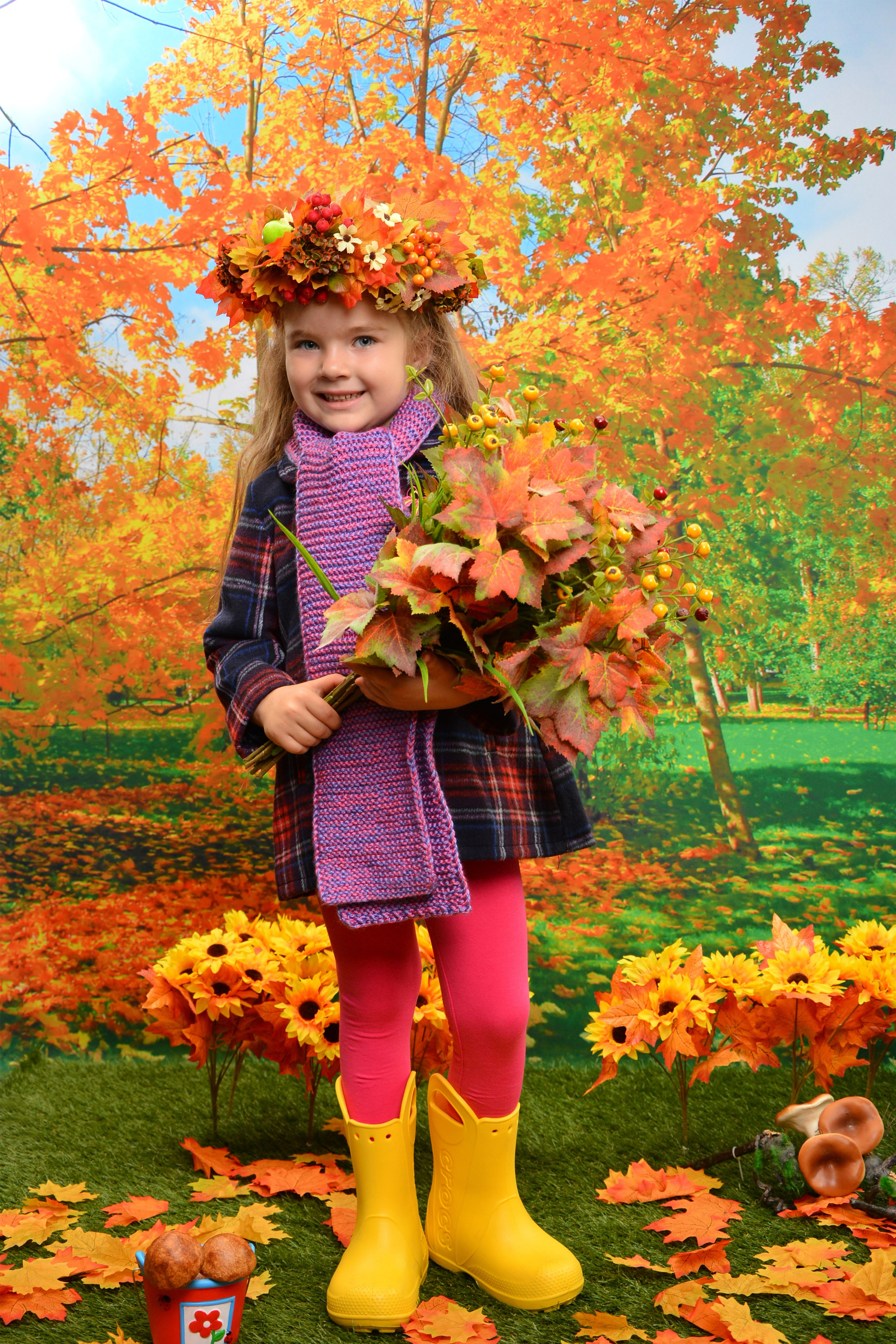 Яркая Осень. Студия детской фотографии «СОЛНЫШКО»