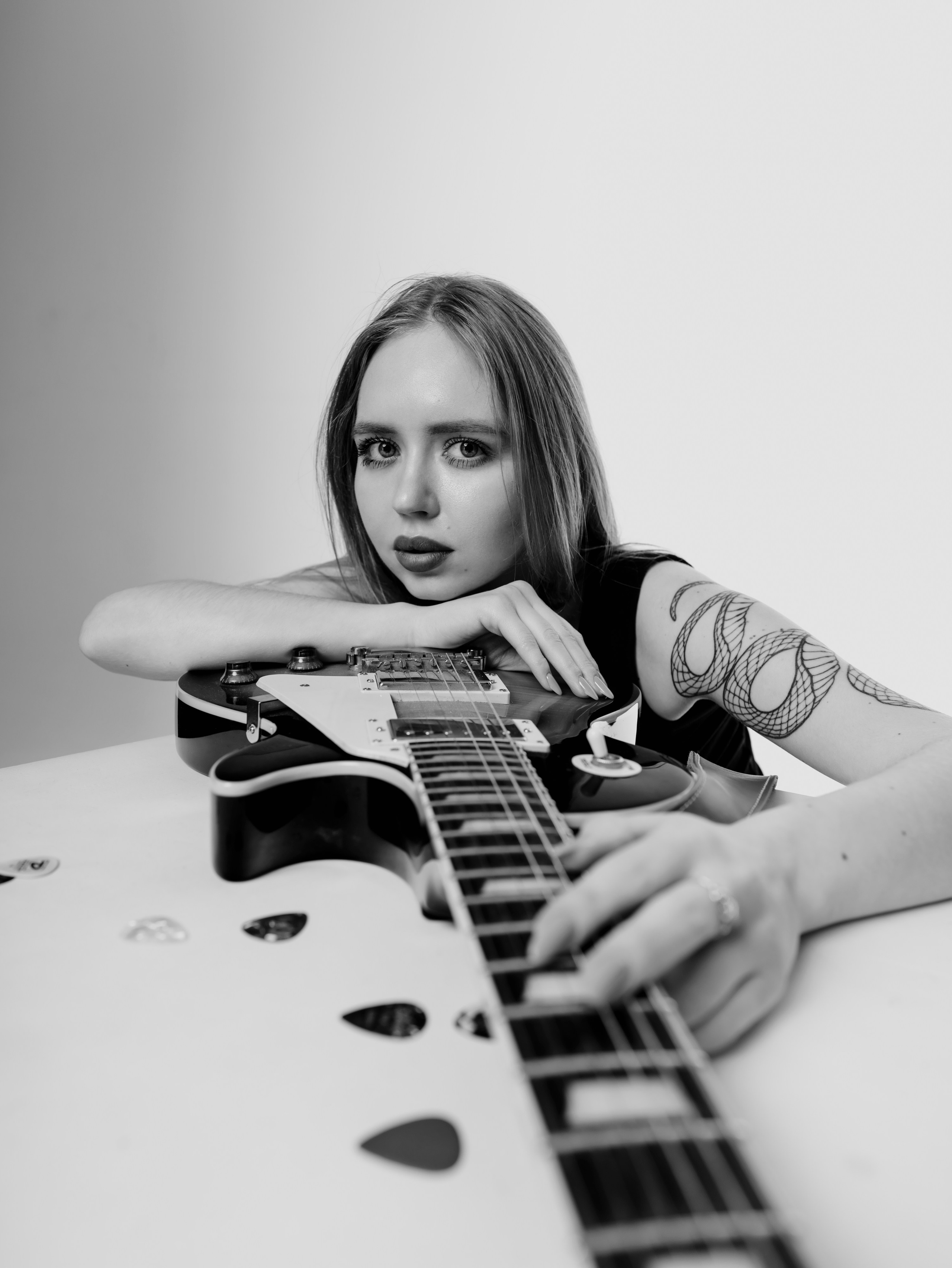 Женская фотосессия в студии. Маруся Машкова • Фотограф в Москве