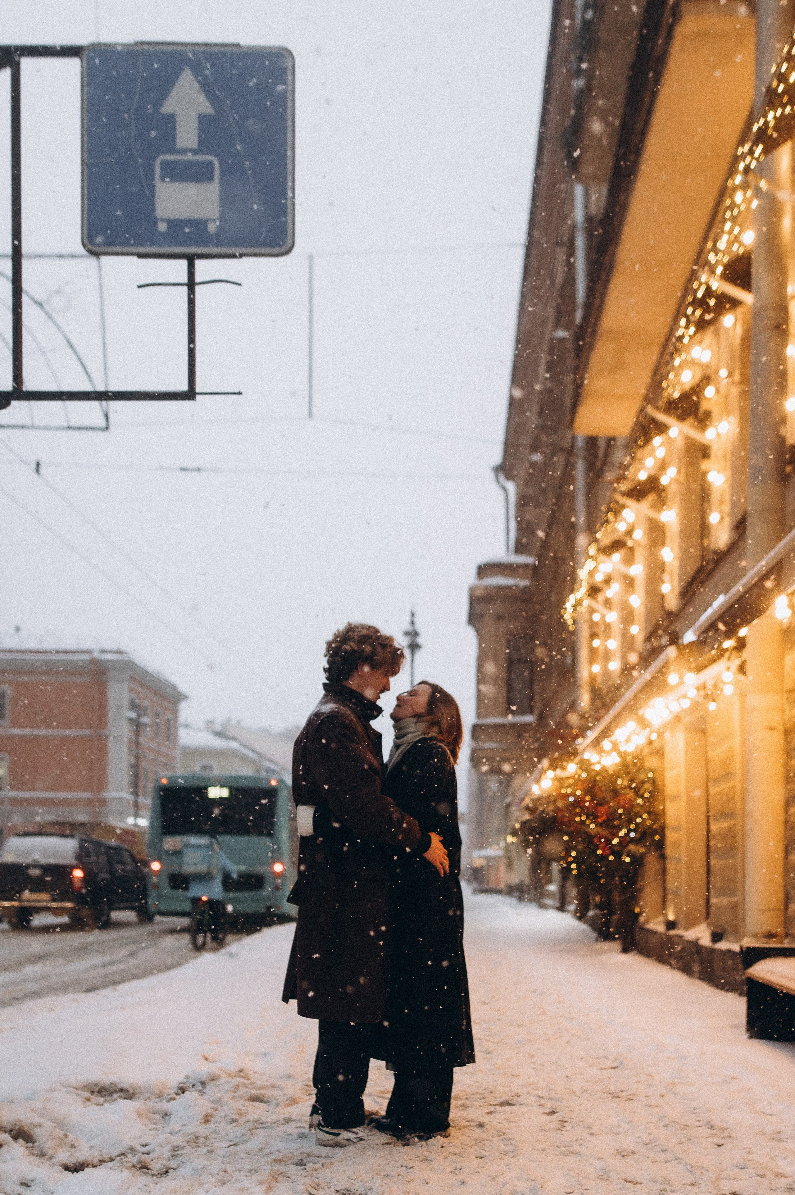 Снежная лав стори. Фотограф ПИТЕР СПБ Надежда Баранова