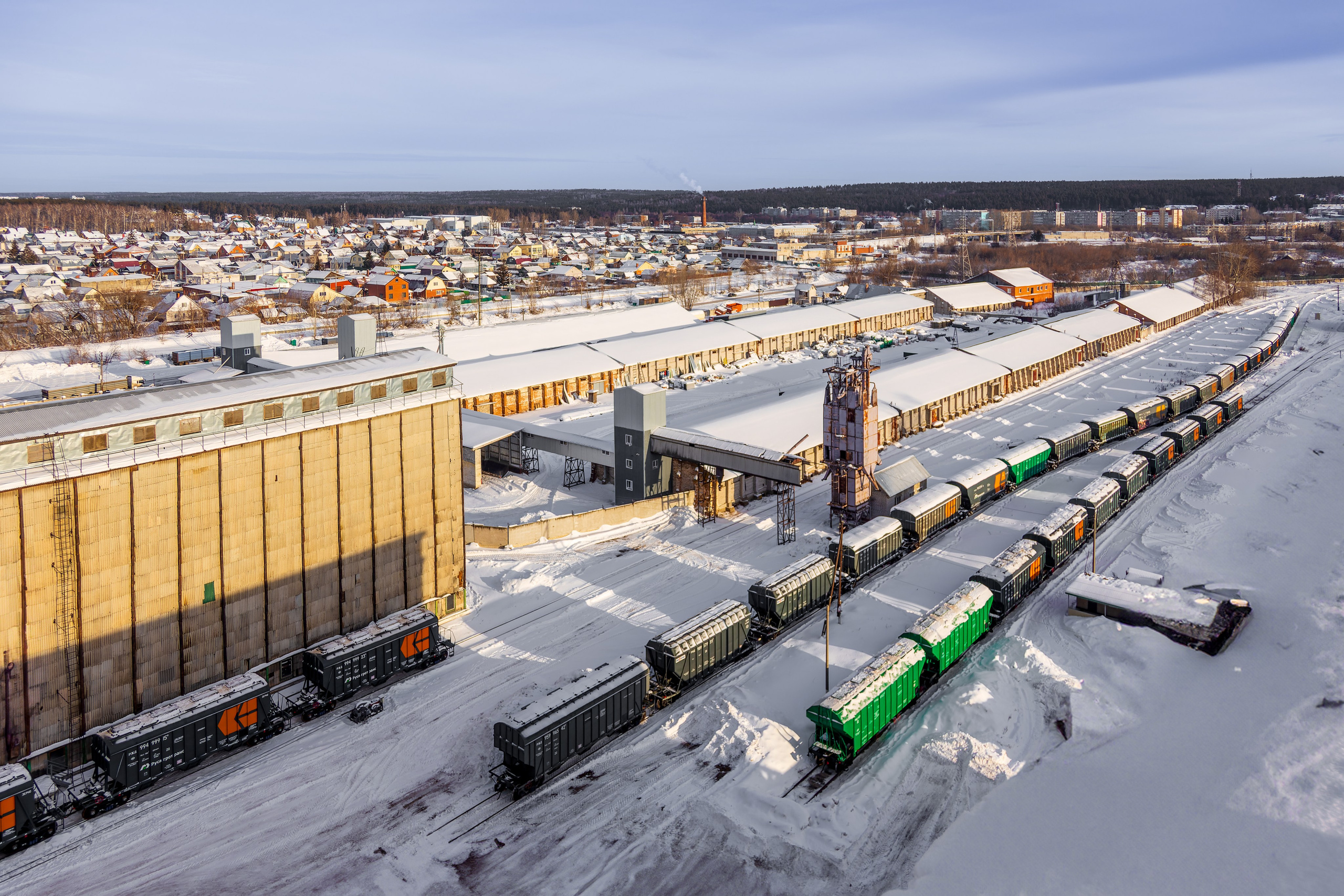 Деметра холдинг Димитровградский Элеватор Этапы строительства. Фотограф в Самаре Максим Тырин
