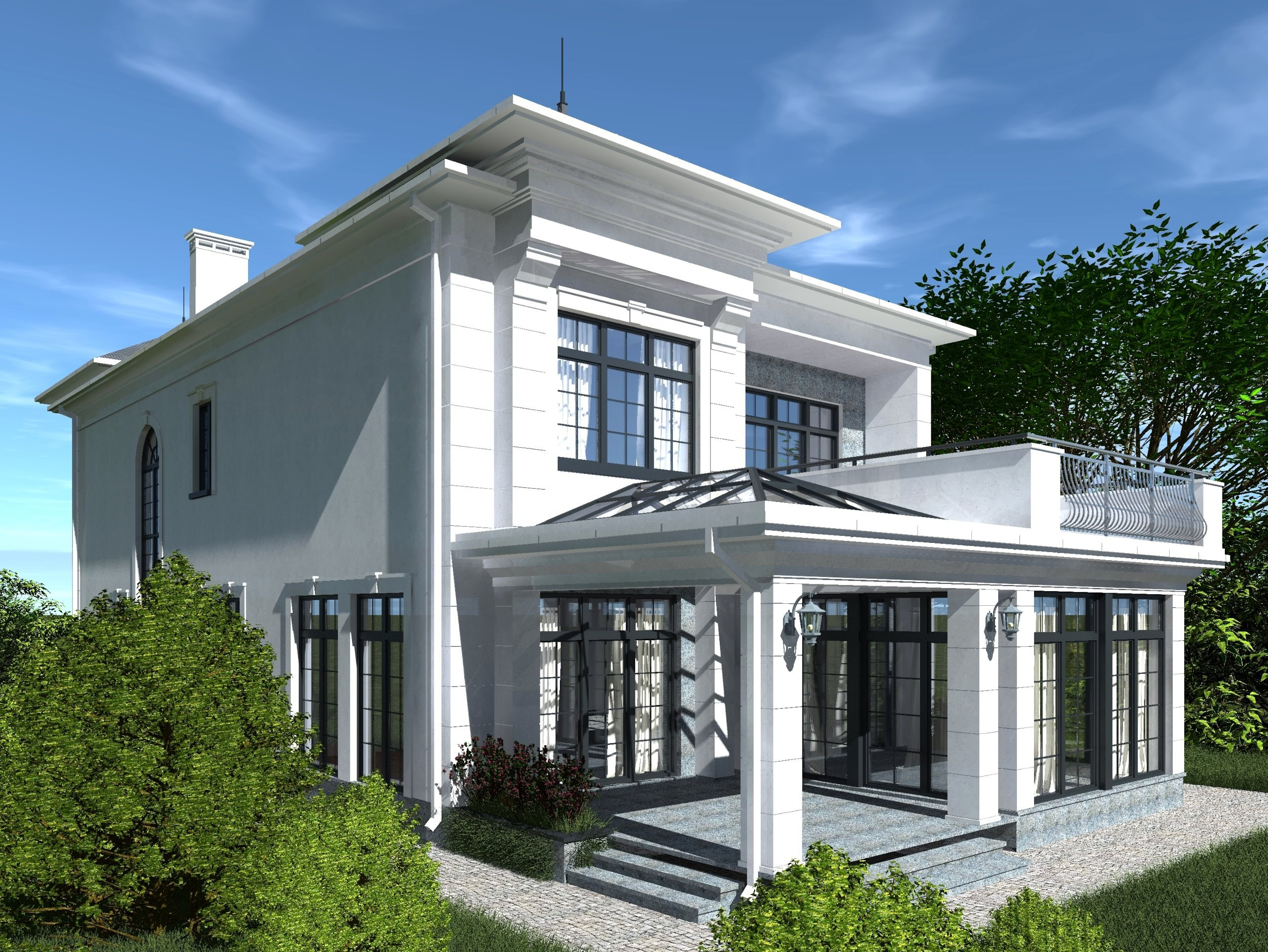 2021 / Индивидуальный жилой дом / Супсех. Архитектурное проектирование и дизайн интерьеров. г. Анапа