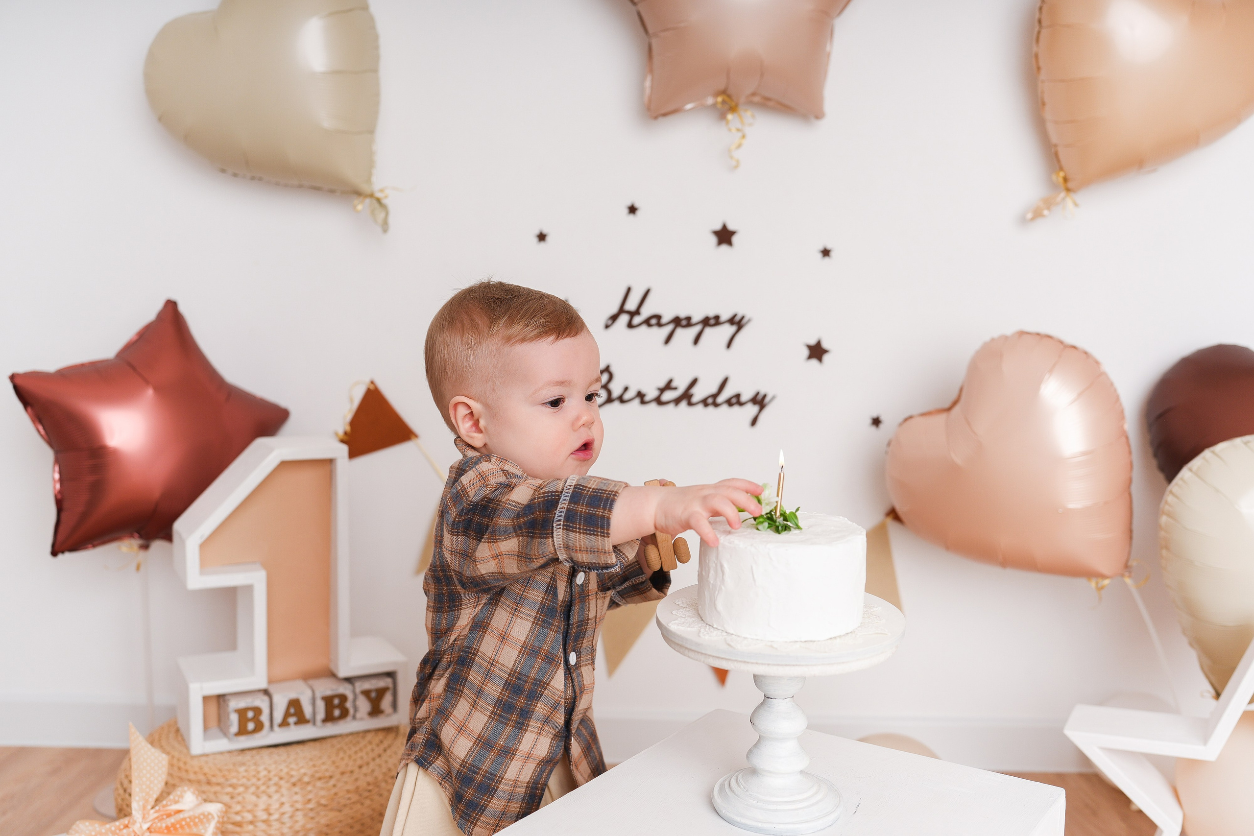 Годик. Фотограф новорожденных и детский фотограф в Екатеринбурге Ксени