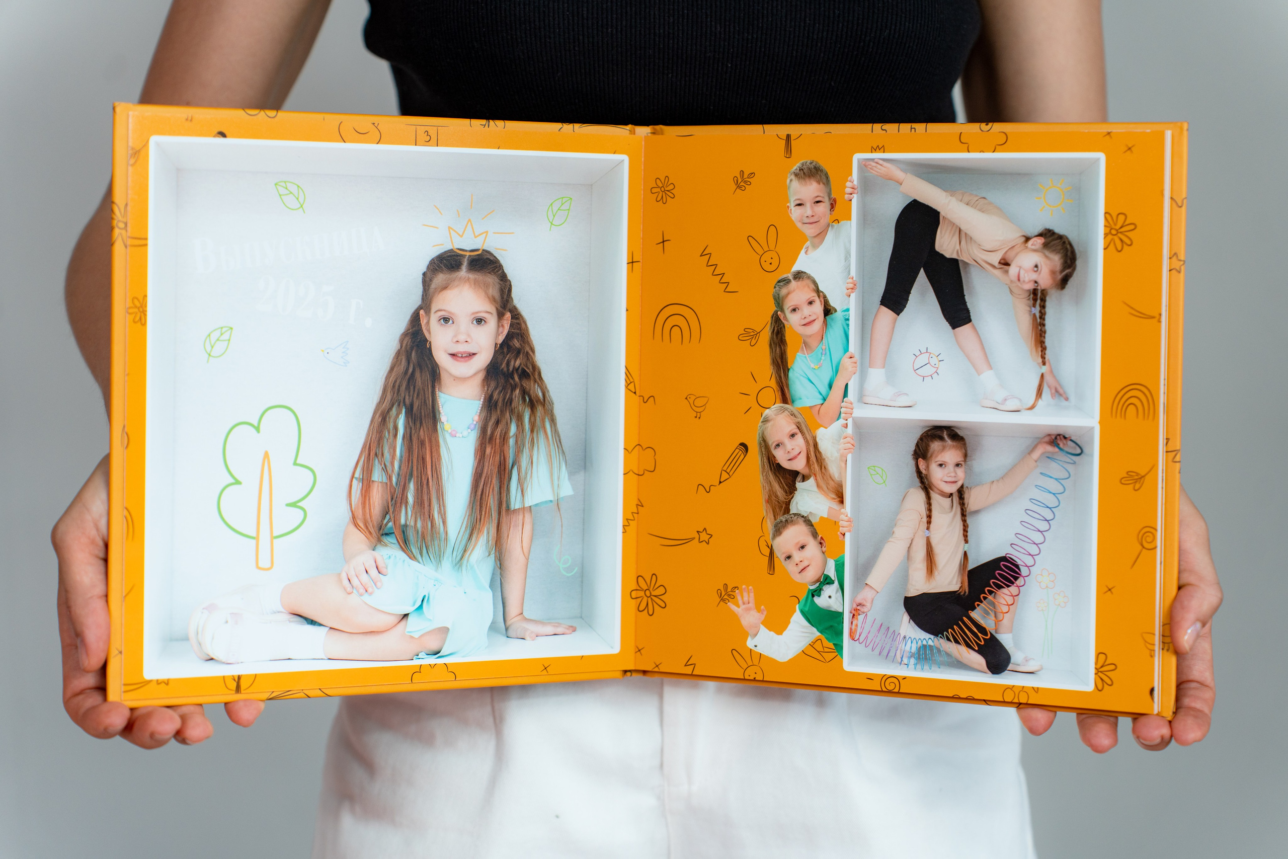 Альбом выпускника. Улыбка выездная фотостудия Красноярск