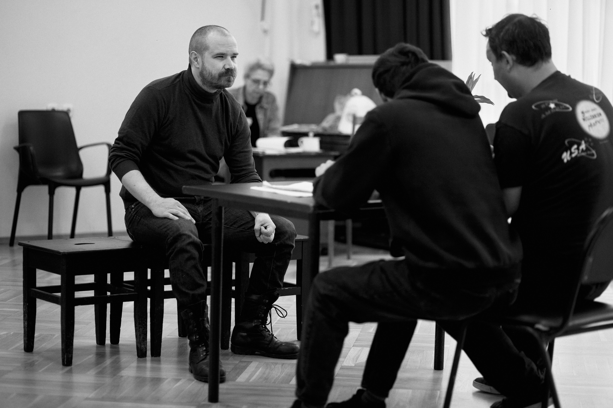 Шинель | репетиция. Фотограф Юлия Маринина