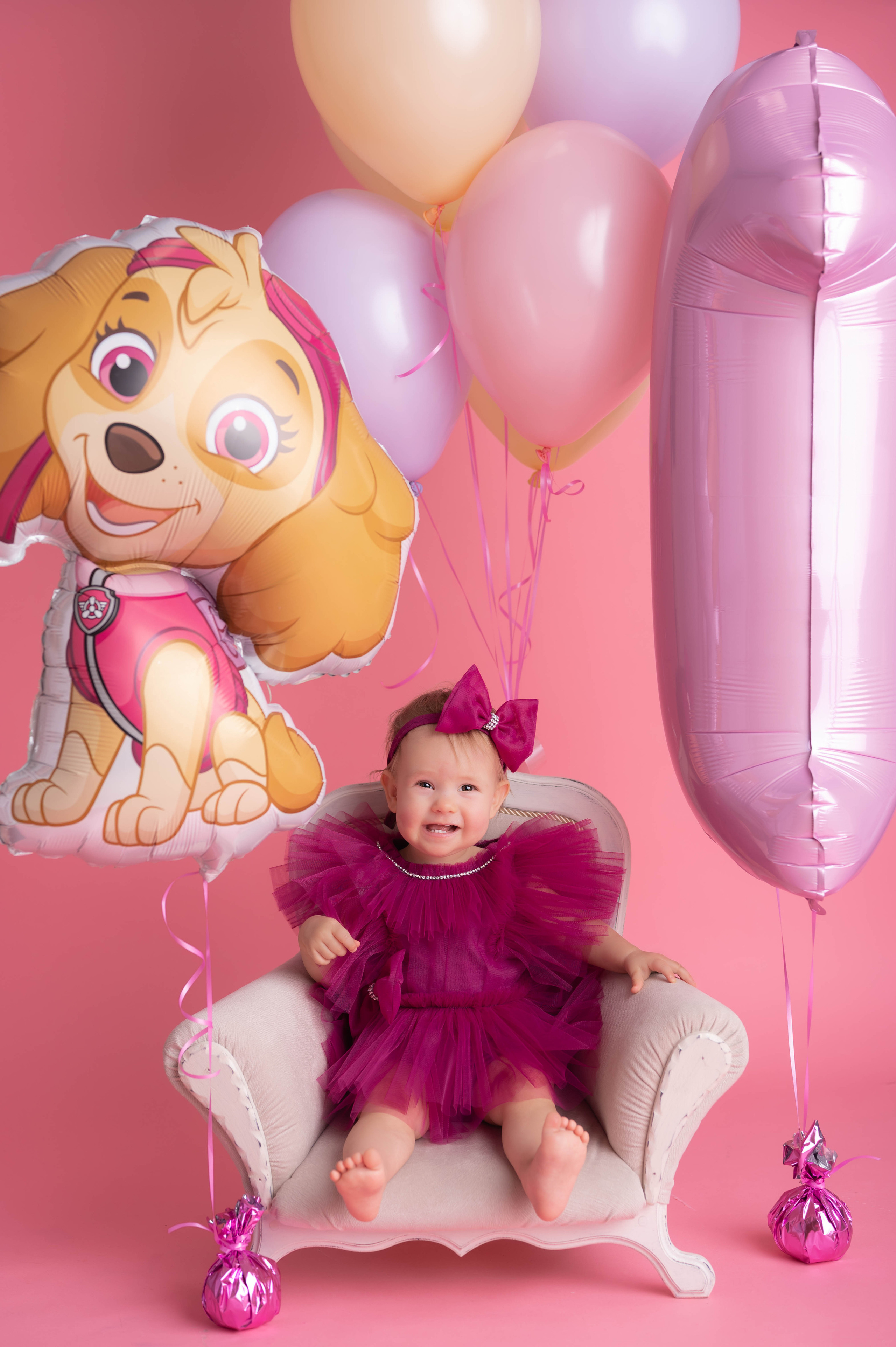 Фотосессия на годик для девочки. Фотосессия на годик в Москве. Фотограф годовасия