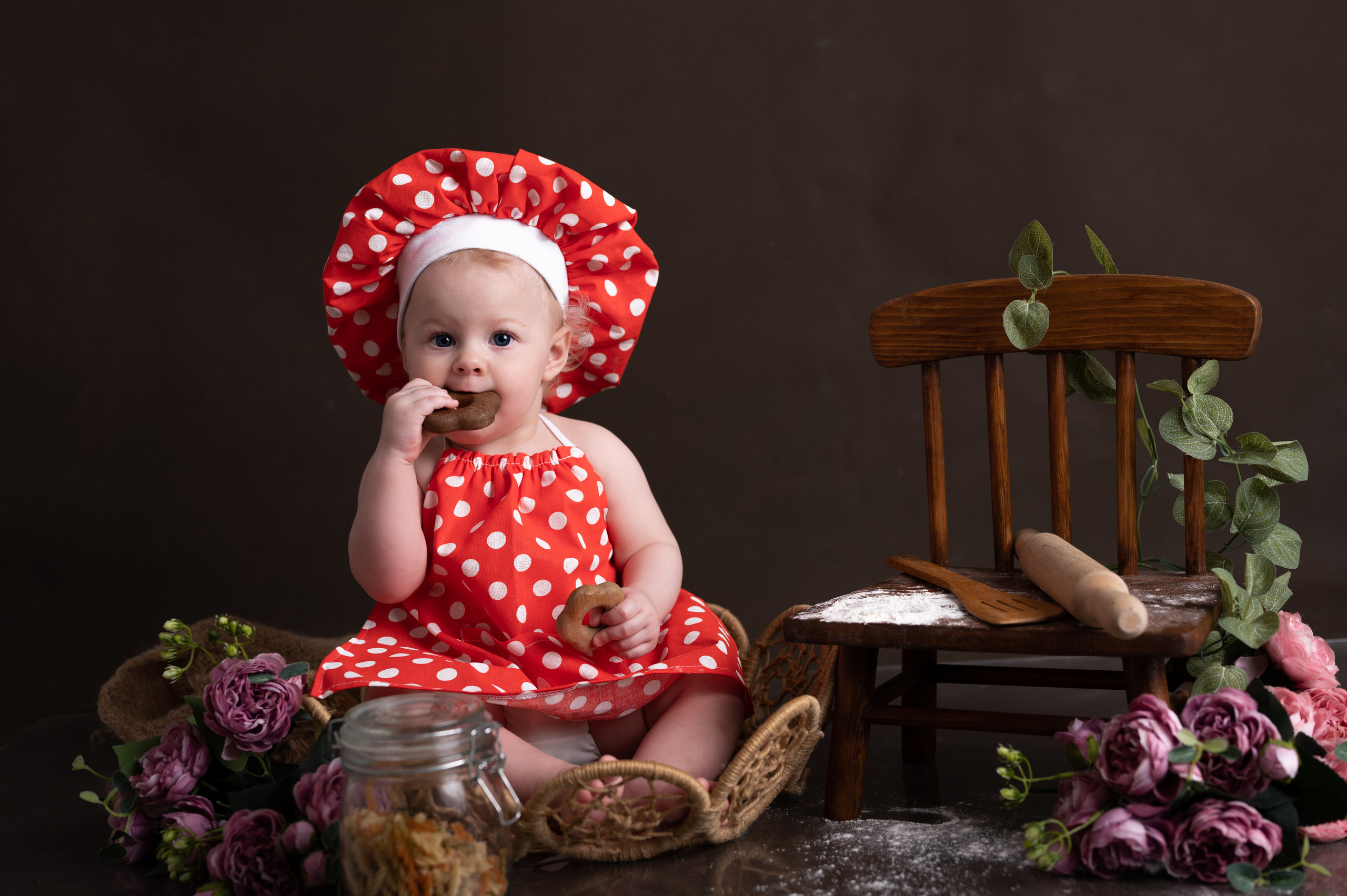 Фотосессия на годик для девочки. Фотосессия на годик в Москве. Фотограф годовасия