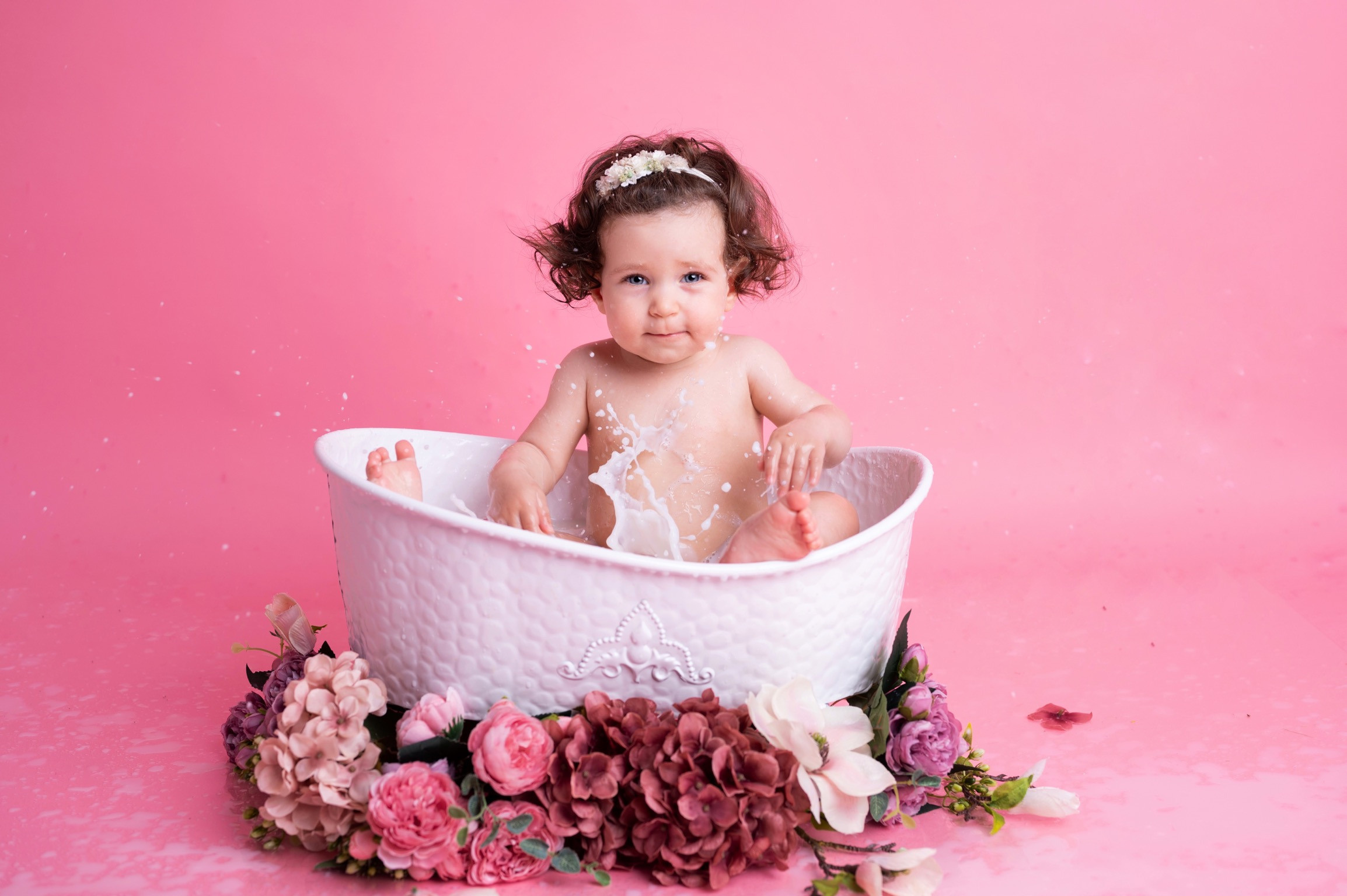 Фотосессия на годик для девочки. Фотосессия на годик в Москве. Фотограф годовасия