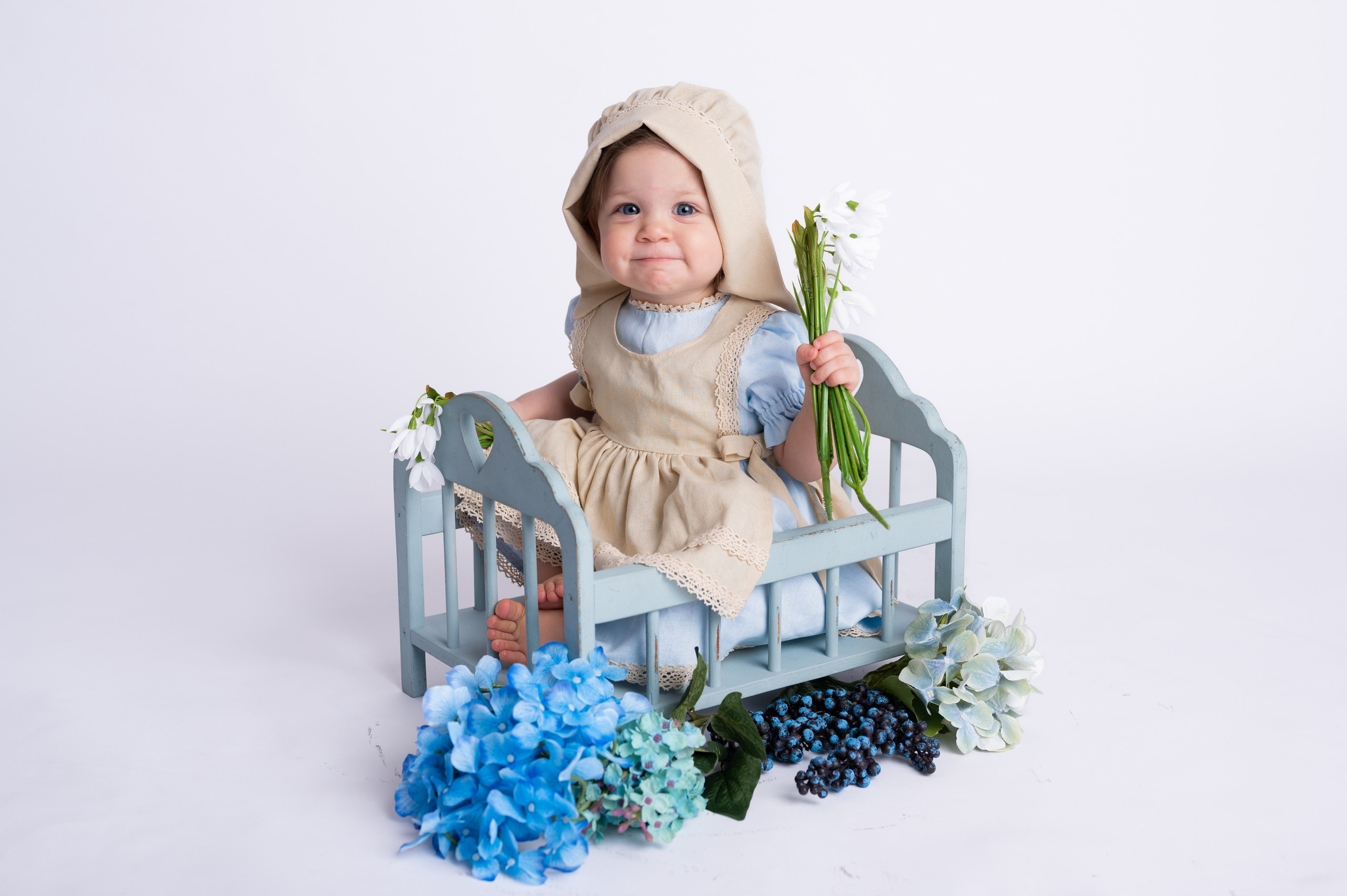 Фотосессия на годик для девочки. Фотосессия на годик в Москве. Фотограф годовасия