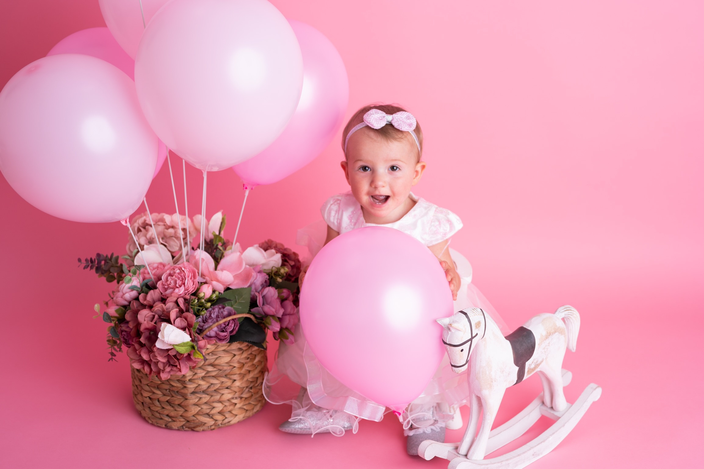 Фотосессия на годик для девочки. Фотосессия на годик в Москве. Фотограф годовасия