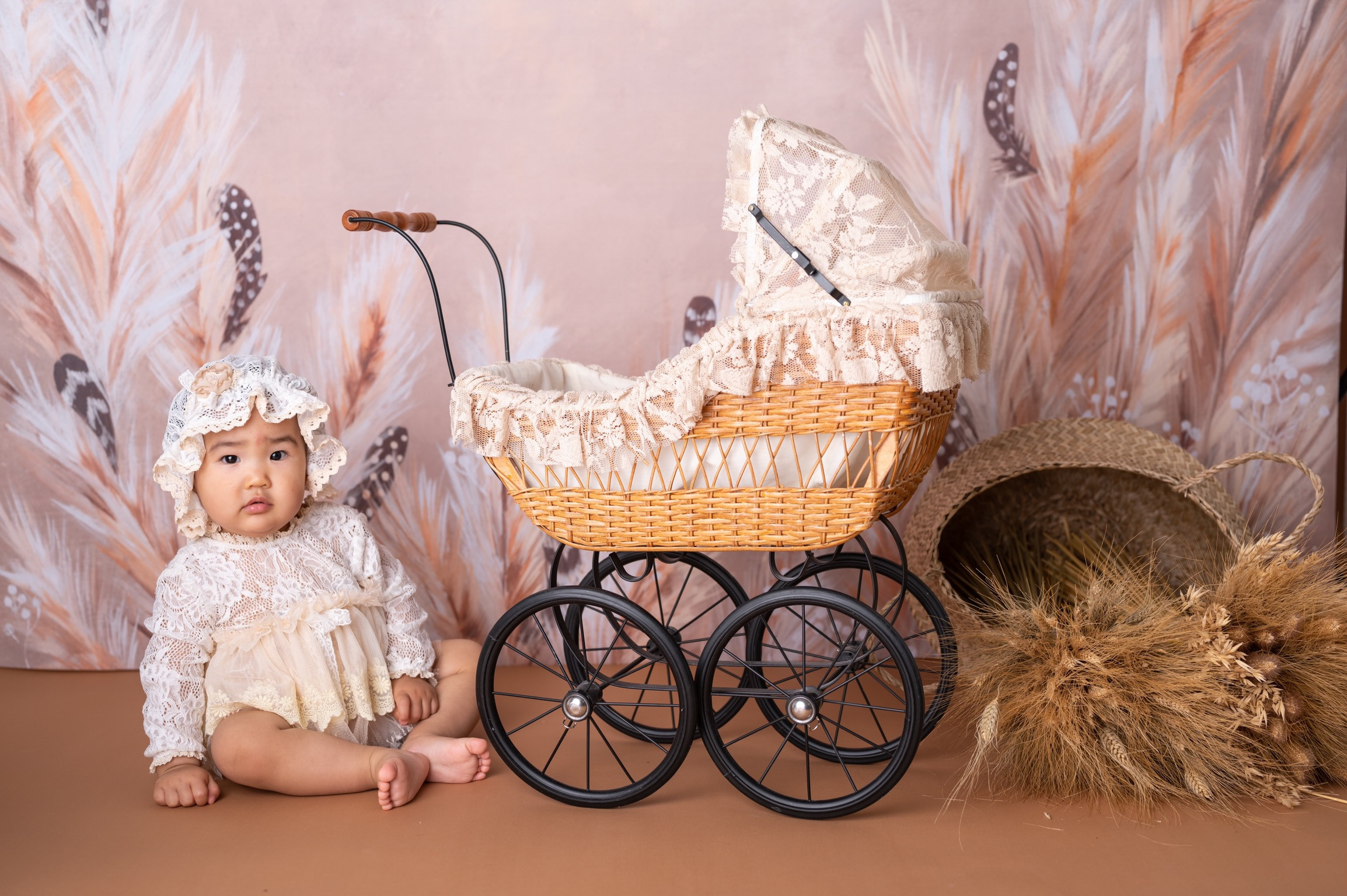 Фотосессия на годик для девочки. Фотосессия на годик в Москве. Фотограф годовасия