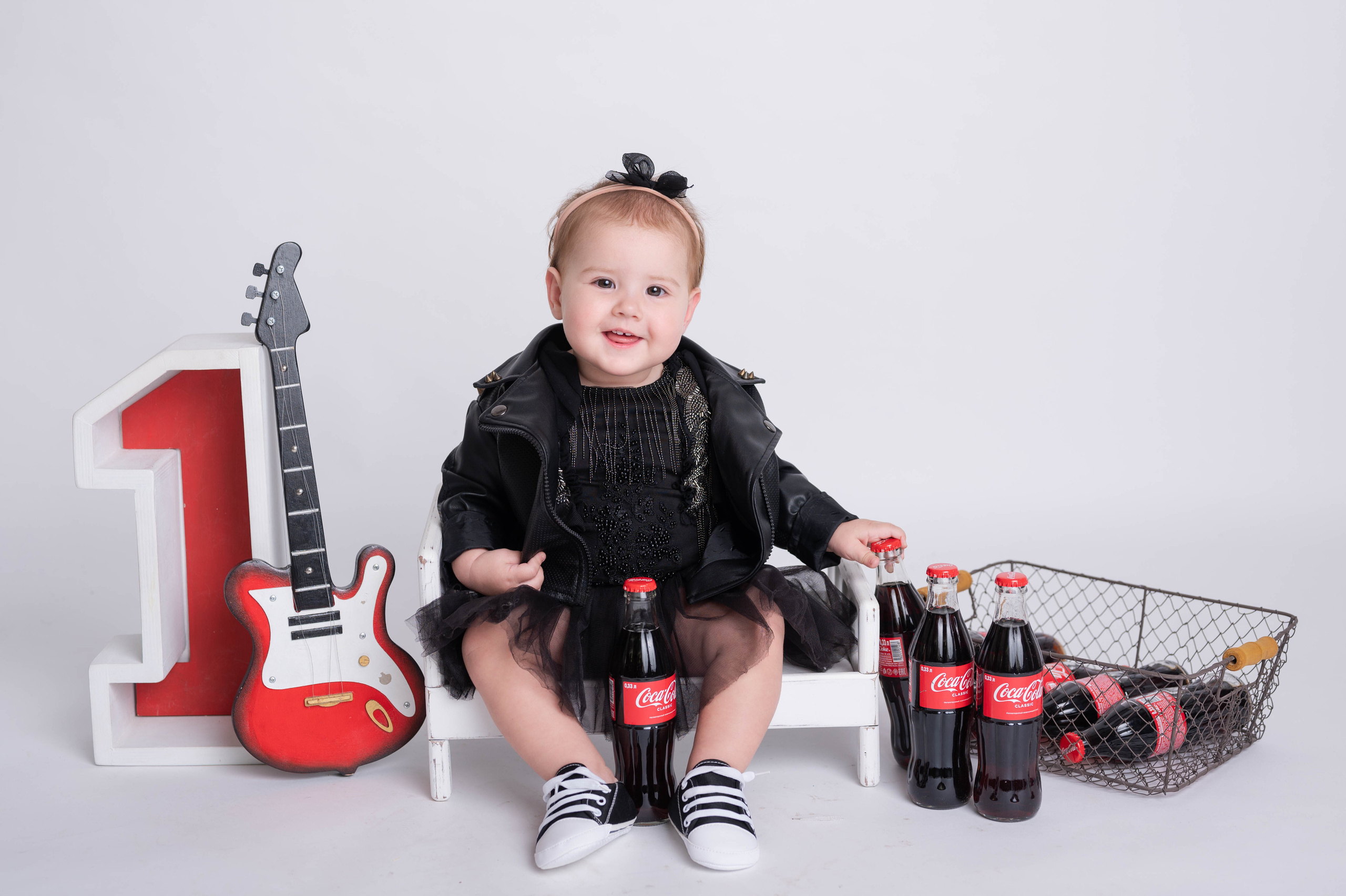 Фотосессия на годик для девочки. Фотосессия на годик в Москве. Фотограф годовасия