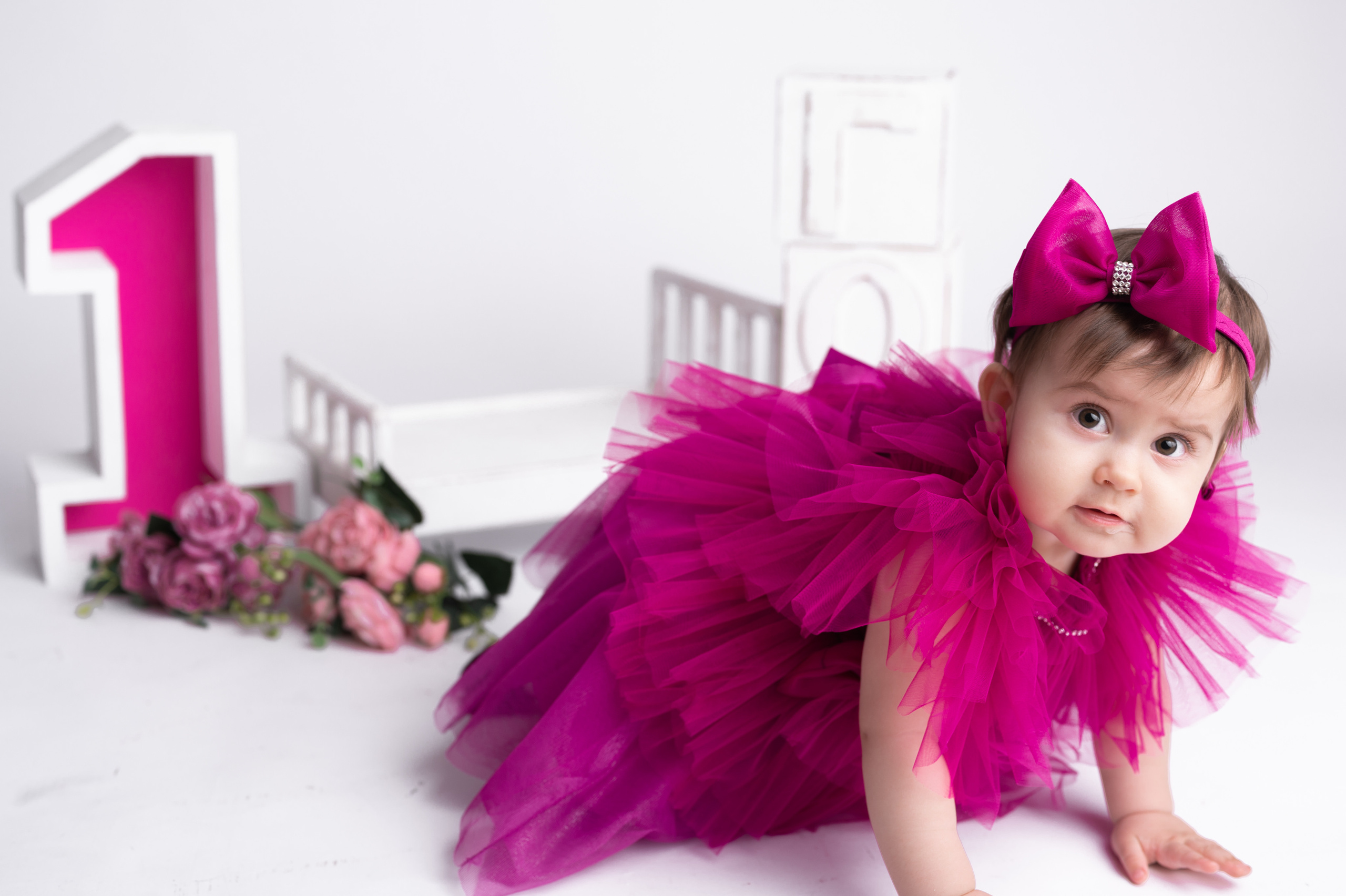 Фотосессия на годик для девочки. Фотосессия на годик в Москве. Фотограф годовасия