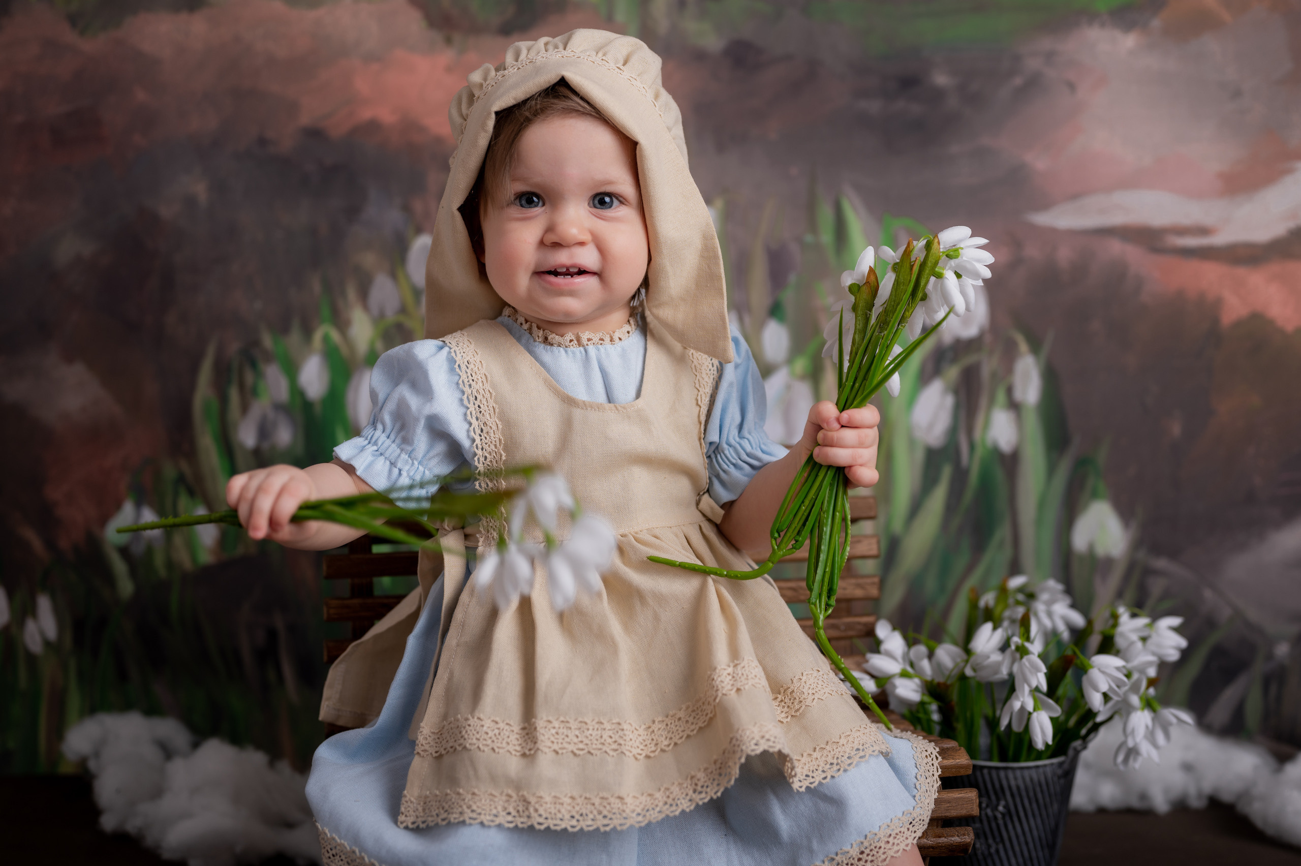 Фотосессия на годик для девочки. Фотосессия на годик в Москве. Фотограф годовасия