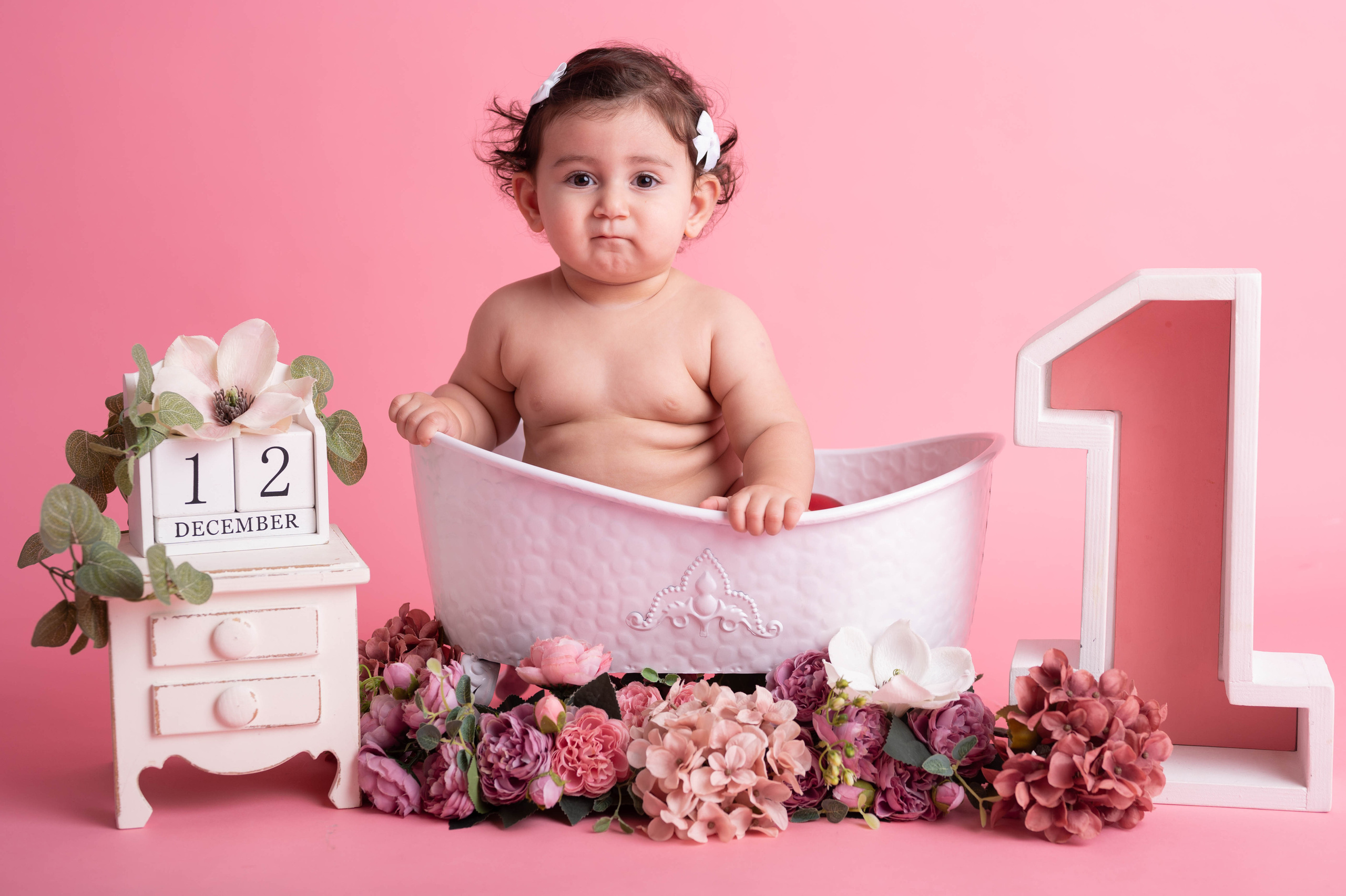 Фотосессия на годик для девочки. Фотосессия на годик в Москве. Фотограф годовасия