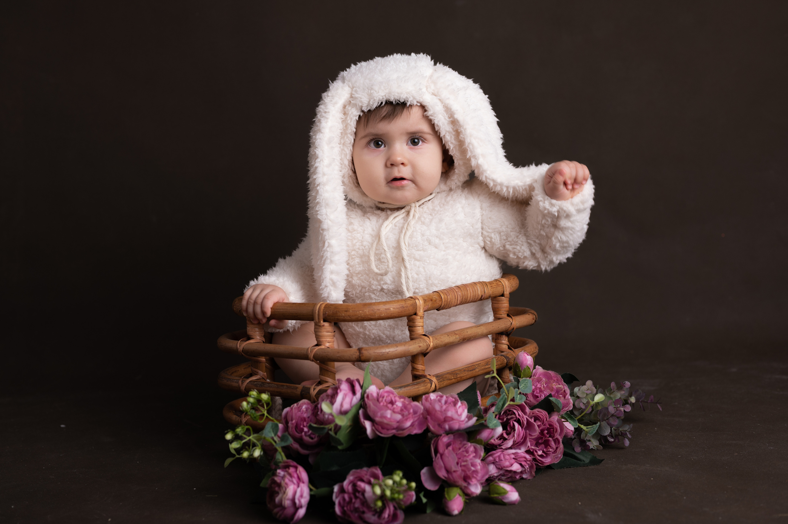 Фотосессия на годик для девочки. Фотосессия на годик в Москве. Фотограф годовасия