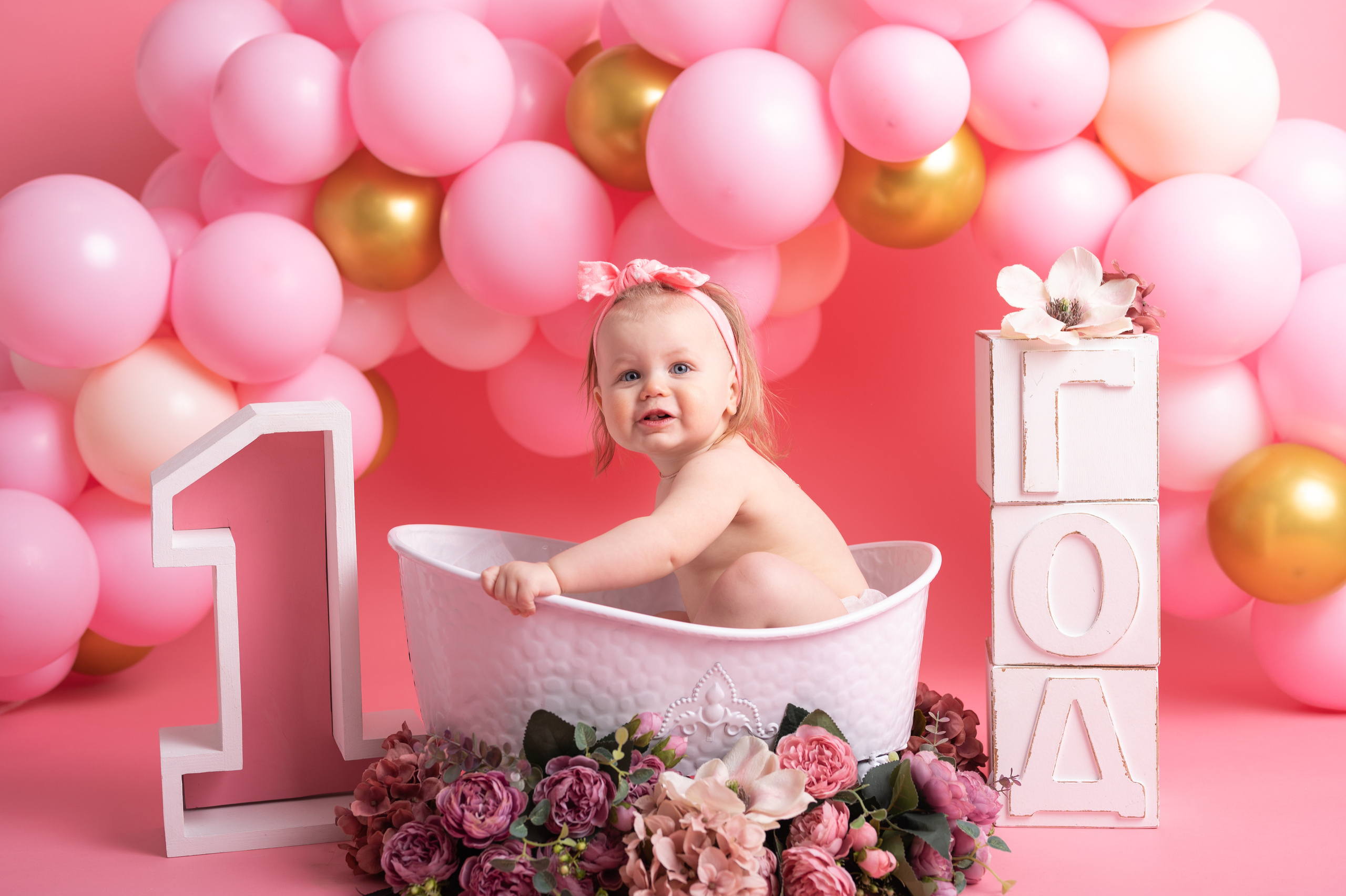 Фотосессия на годик для девочки. Фотосессия на годик в Москве. Фотограф годовасия