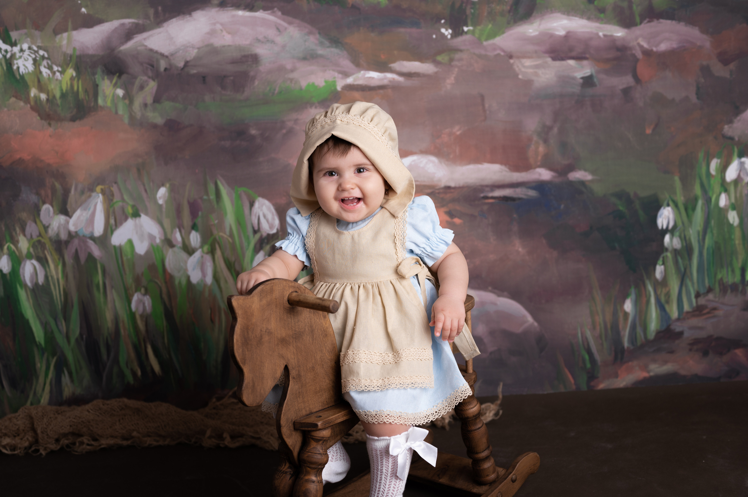 Фотосессия на годик для девочки. Фотосессия на годик в Москве. Фотограф годовасия