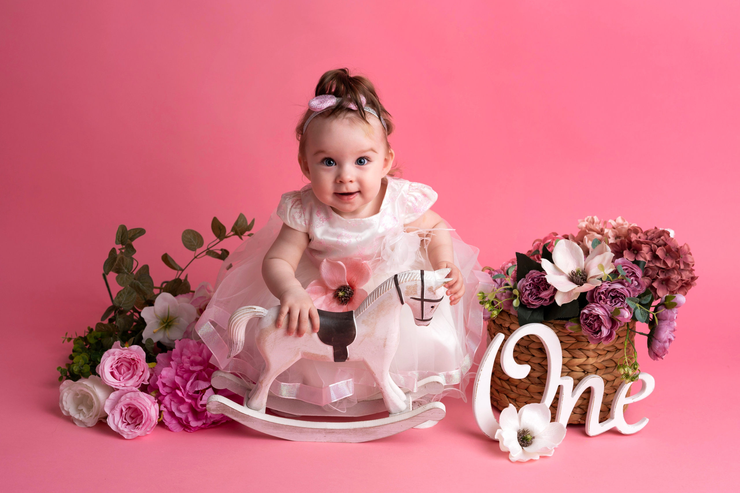 Фотосессия на годик для девочки. Фотосессия на годик в Москве. Фотограф годовасия