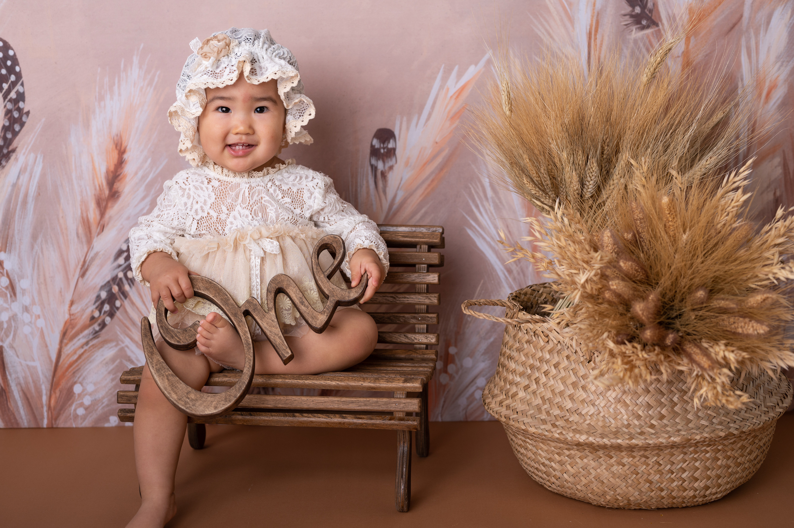 Фотосессия на годик для девочки. Фотосессия на годик в Москве. Фотограф годовасия