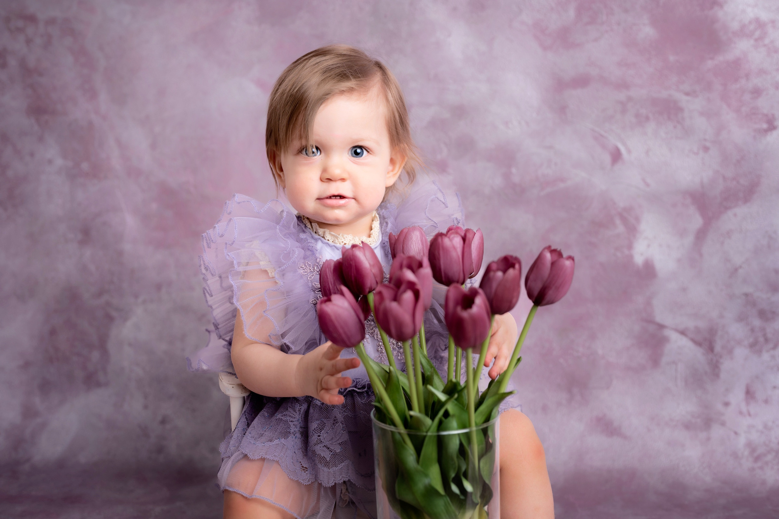 Фотосессия на годик для девочки. Фотосессия на годик в Москве. Фотограф годовасия