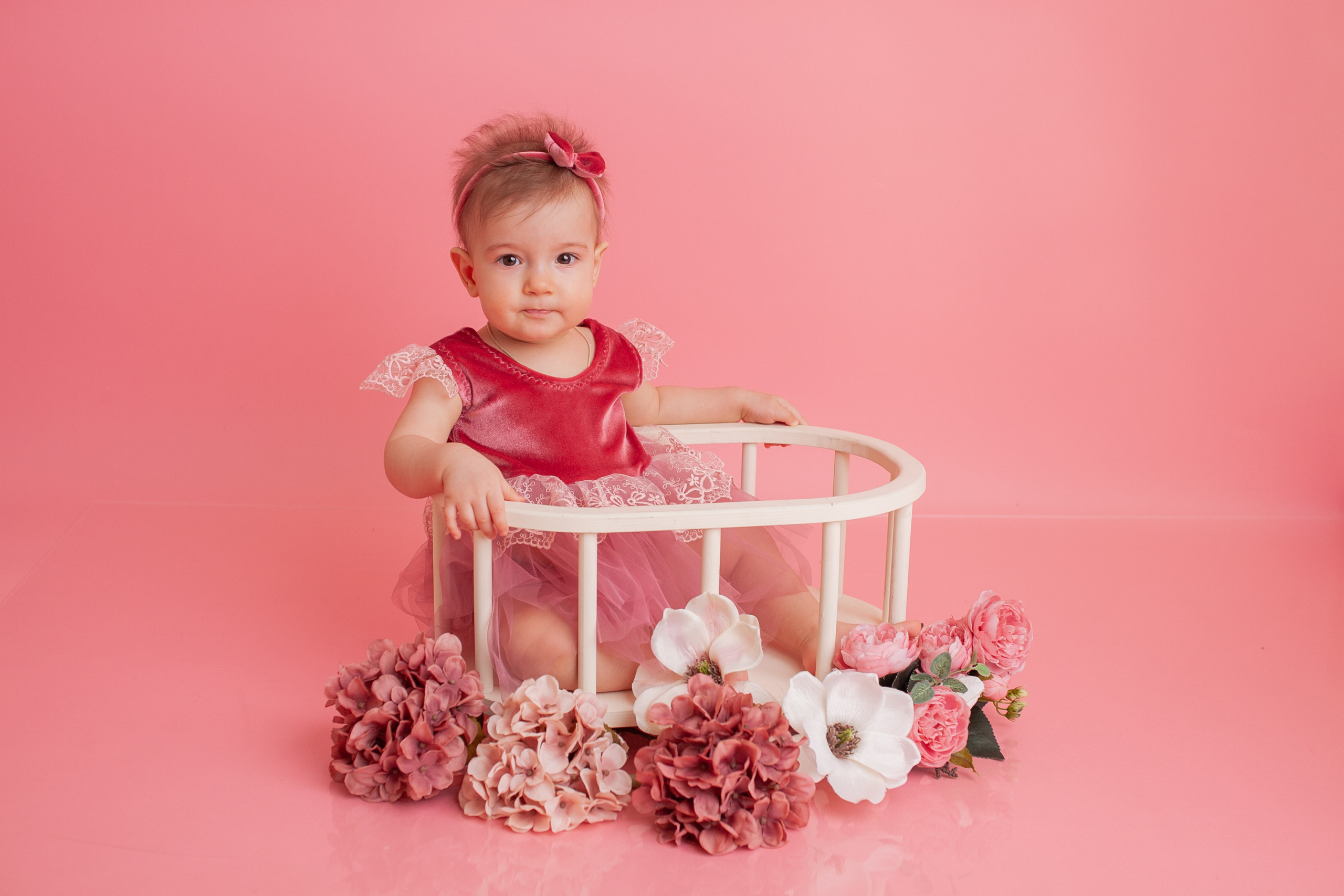 Фотосессия на годик для девочки. Фотосессия на годик в Москве. Фотограф годовасия