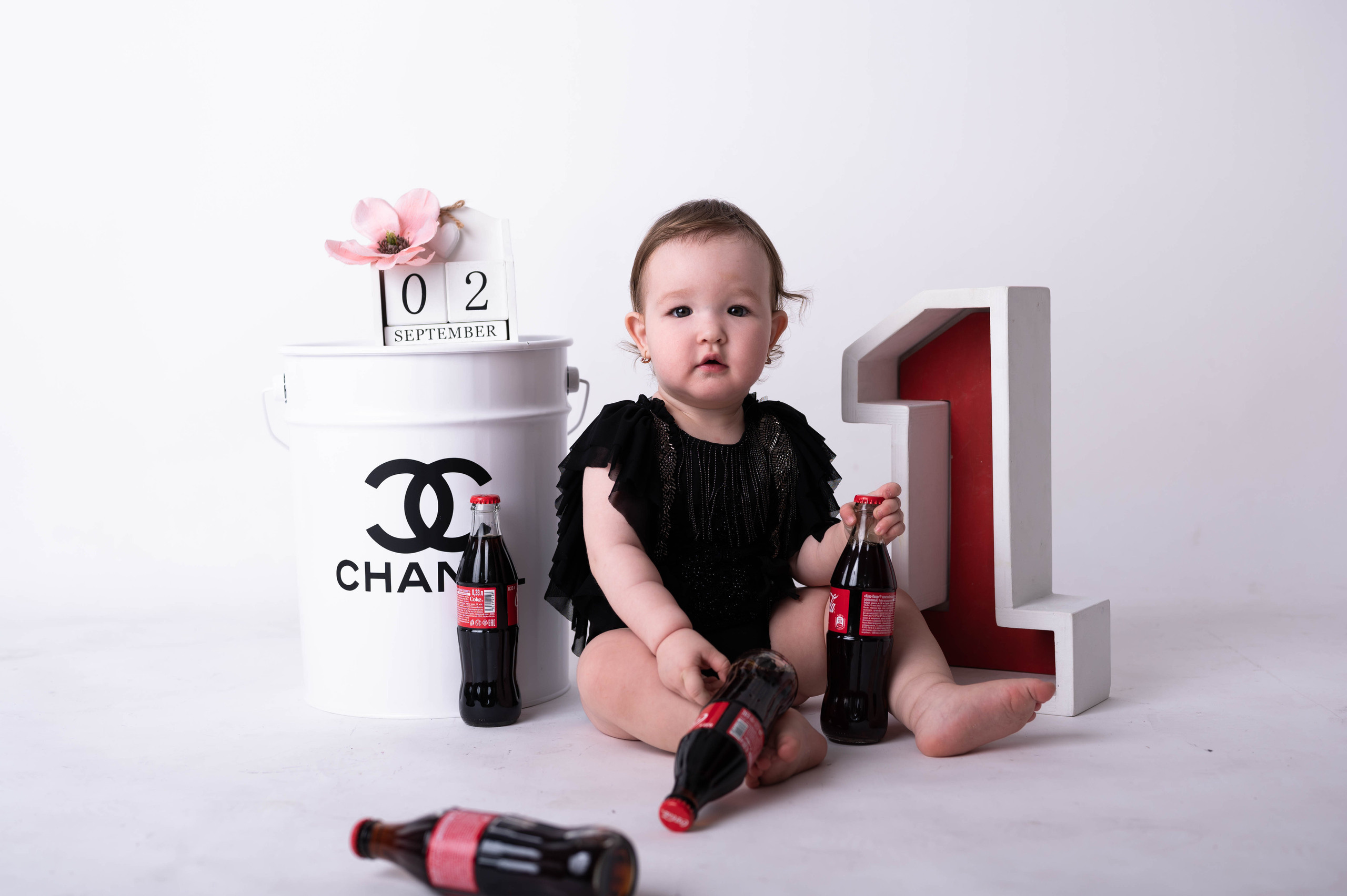 Фотосессия на годик для девочки. Фотосессия на годик в Москве. Фотограф годовасия