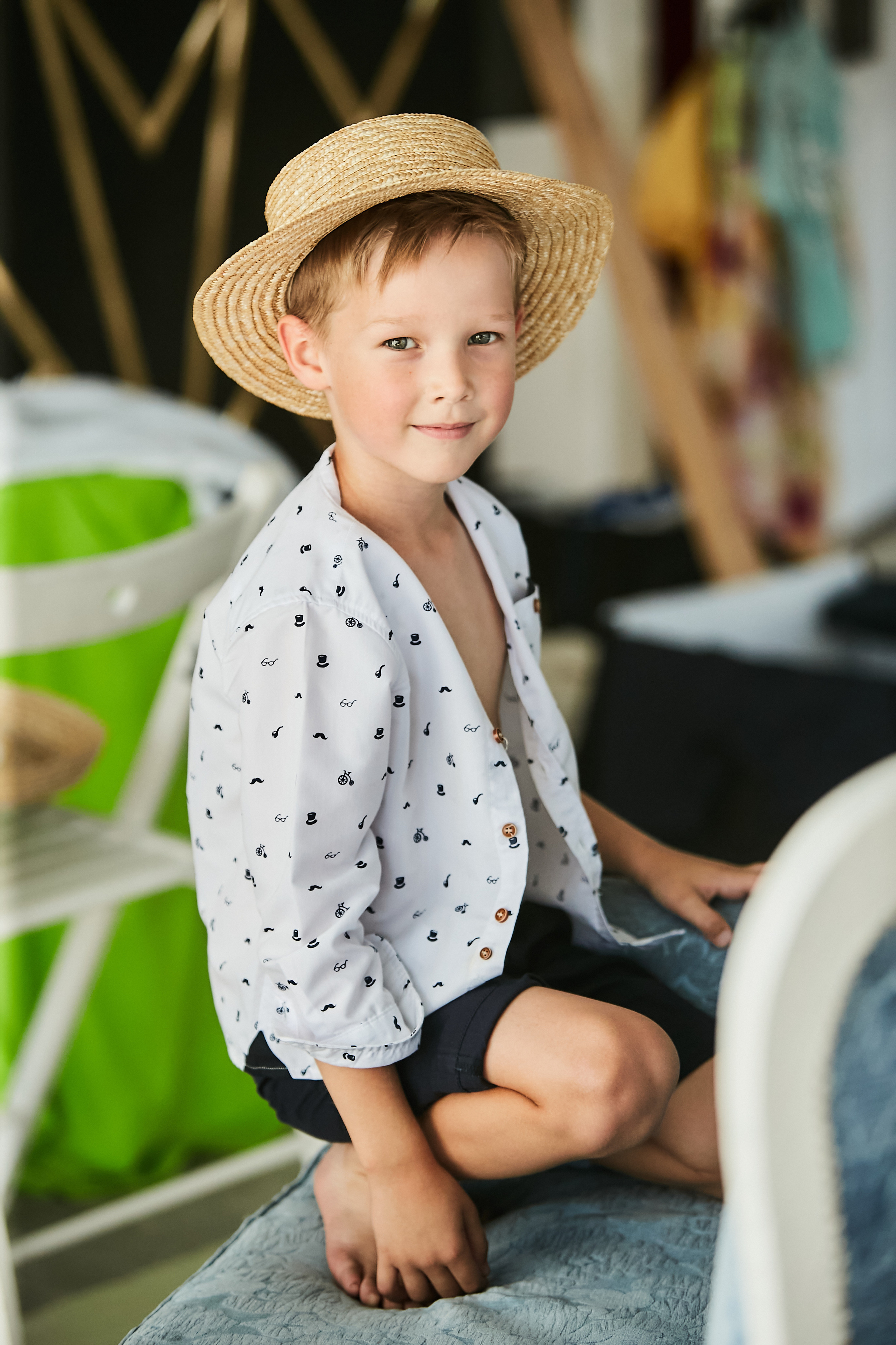 Володя, Юля и дети