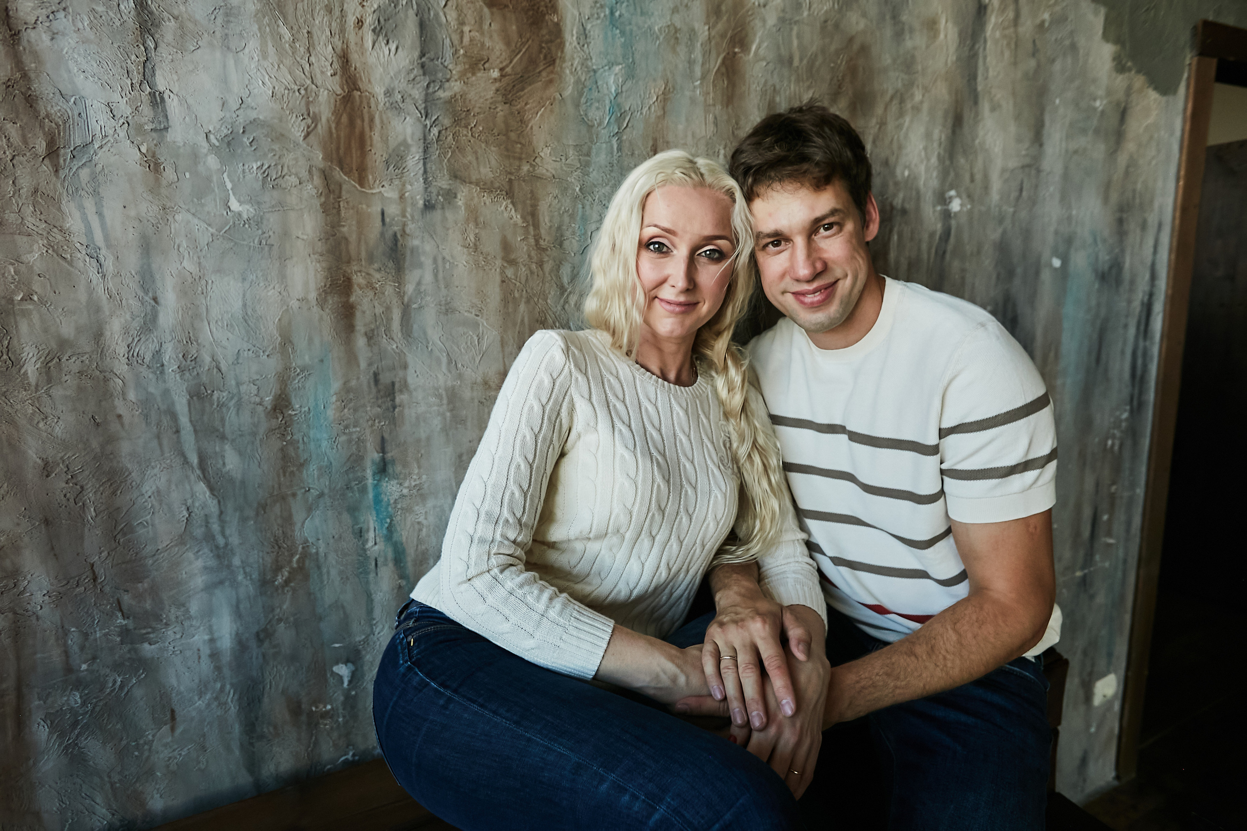 Володя, Юля и дети